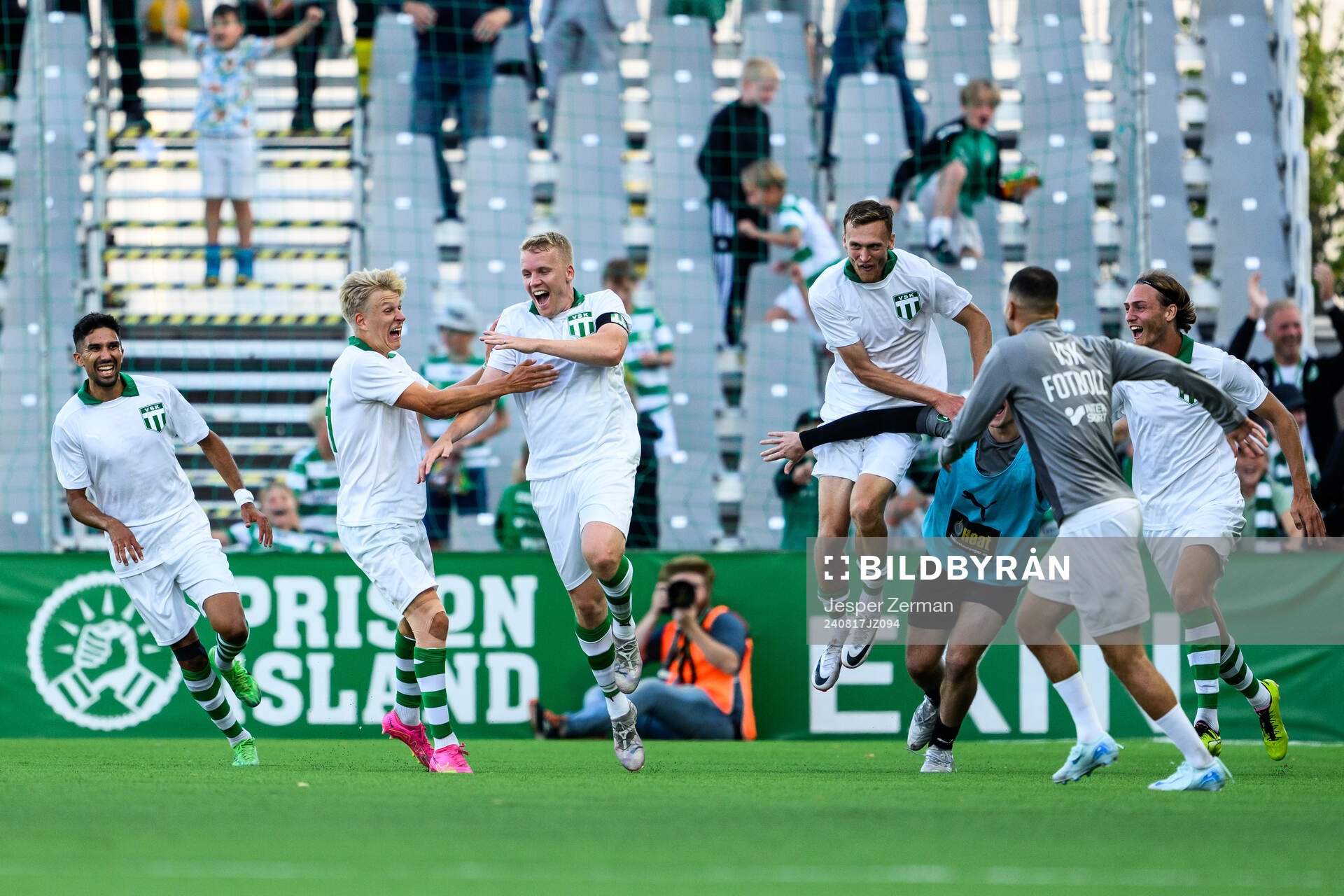 Västerås Simon Johansson jublar