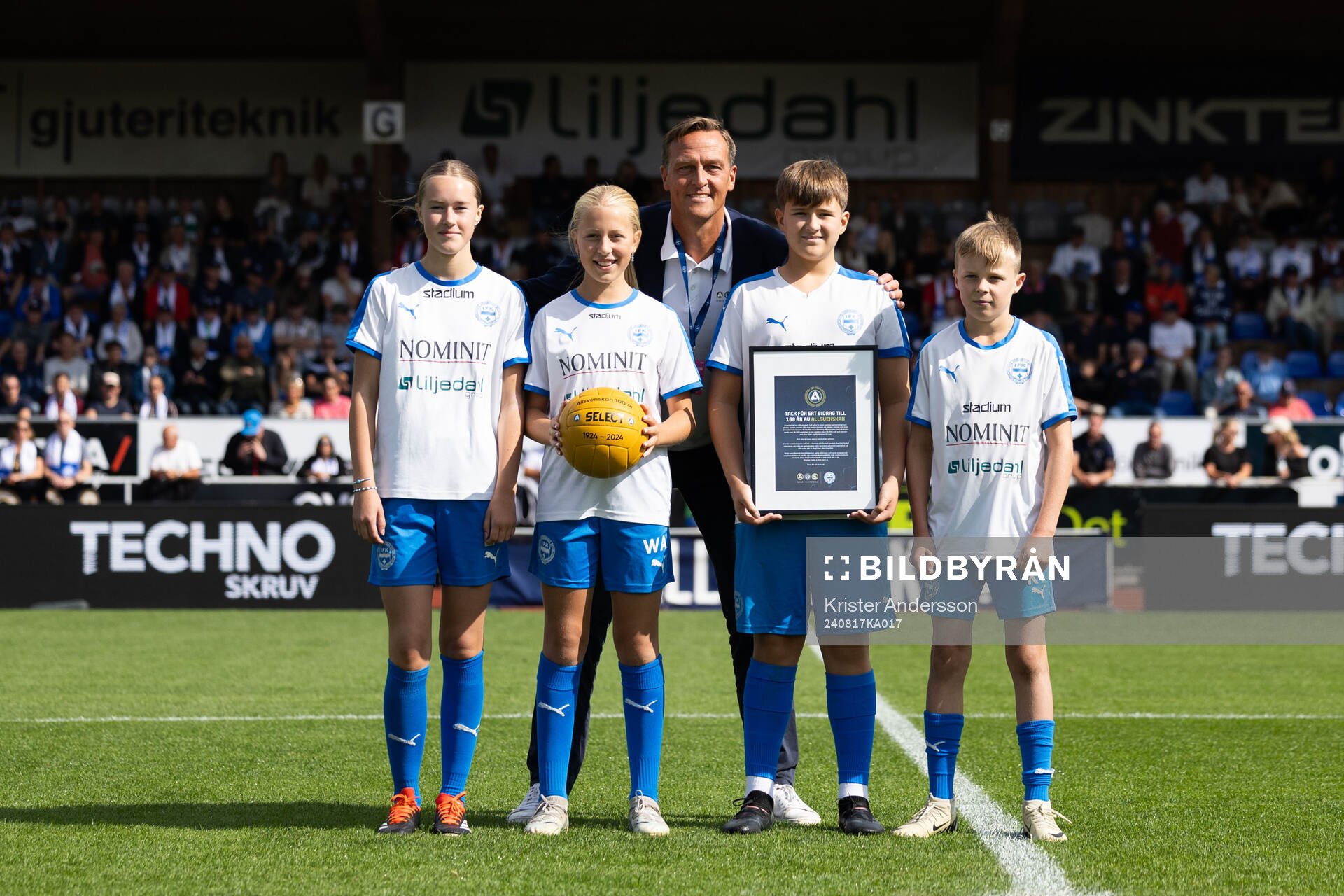 Värnamo mottar en jubileumsboll från Svante
