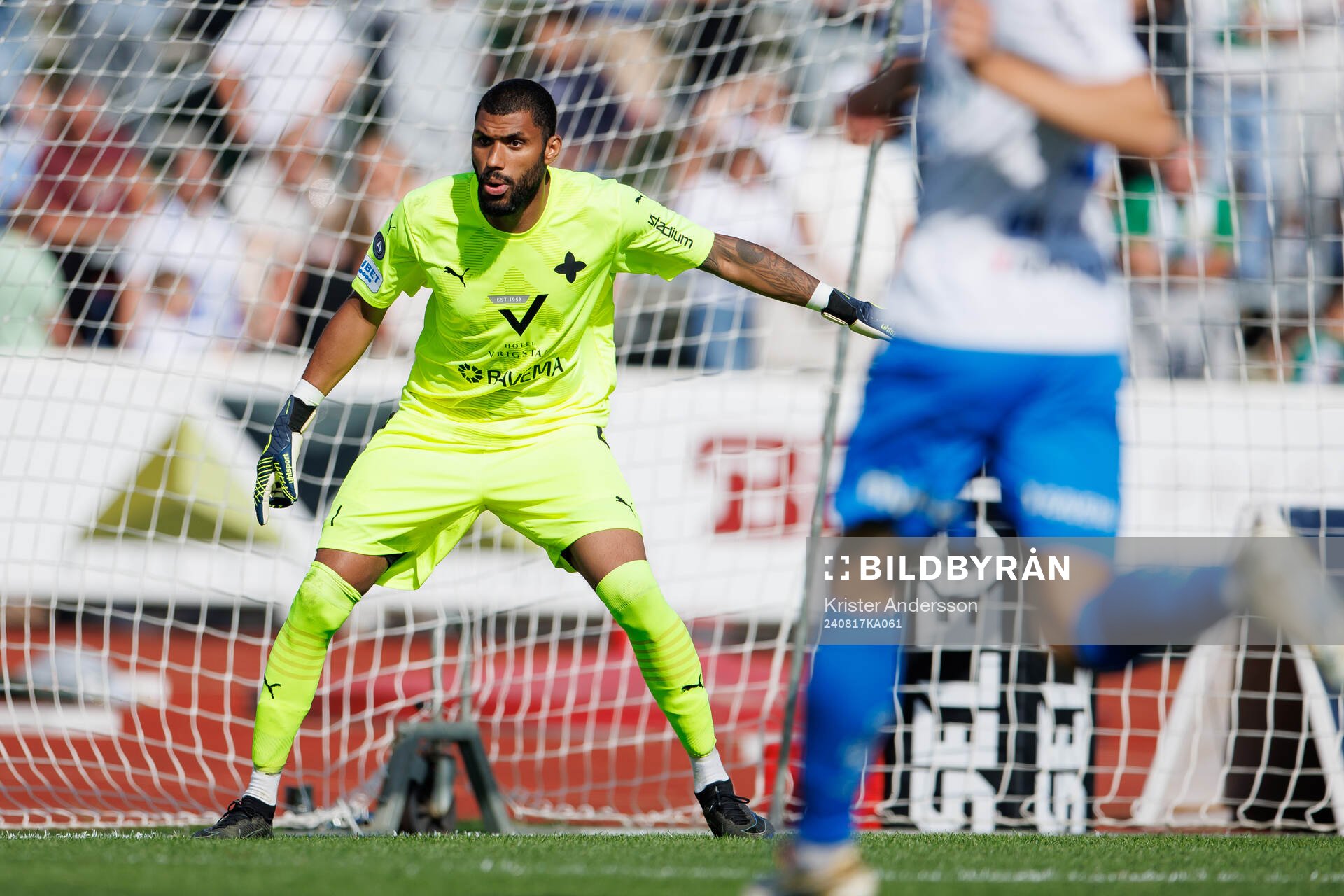 Värnamos målvakt Jonathan Ursin Rasheed