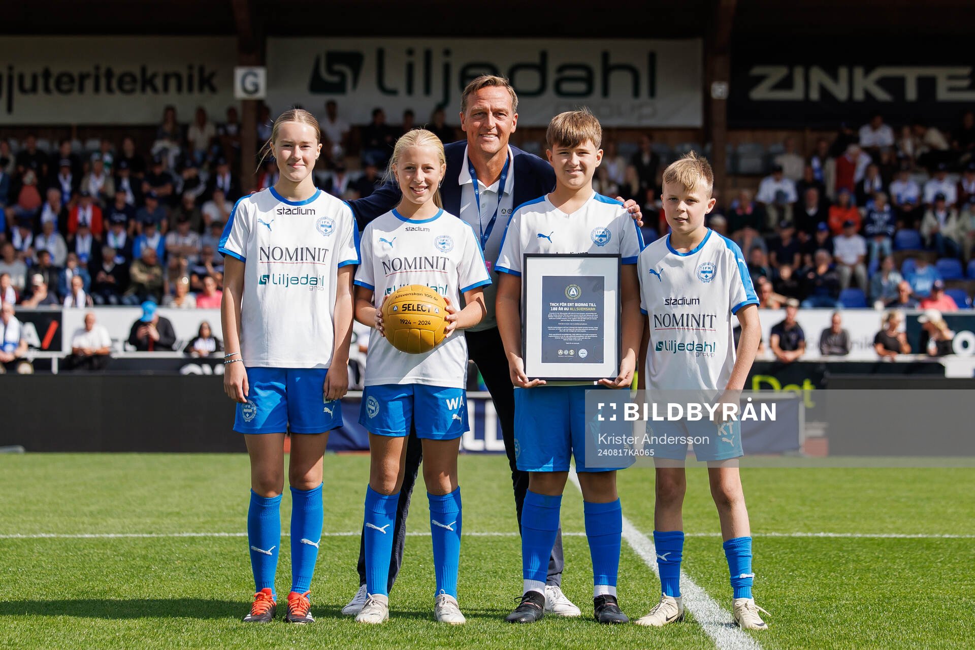 Värnamo mottar en jubileumsboll från Svante