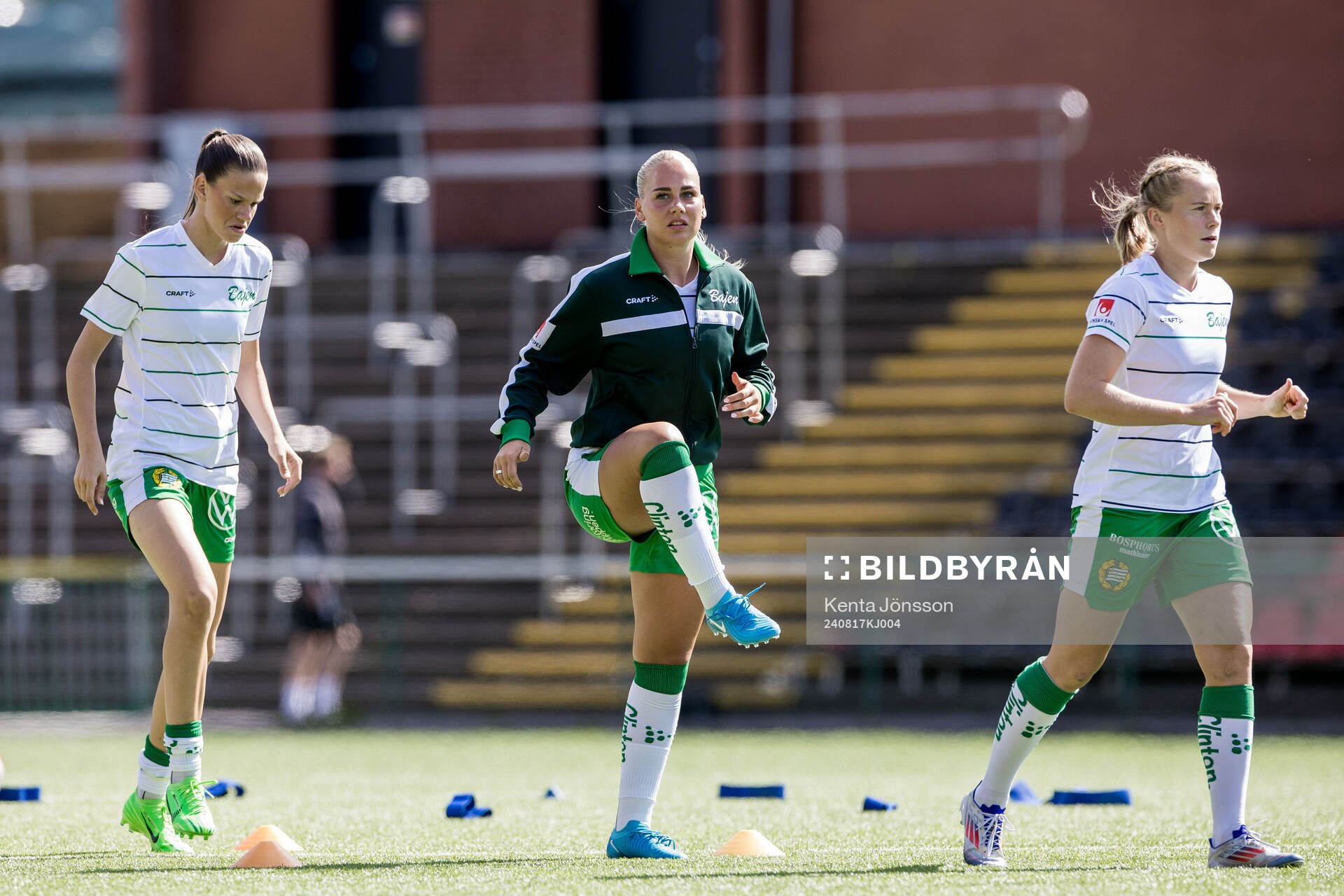 Hammarbys Bella Andersson, Cathinka Tandberg och Julie