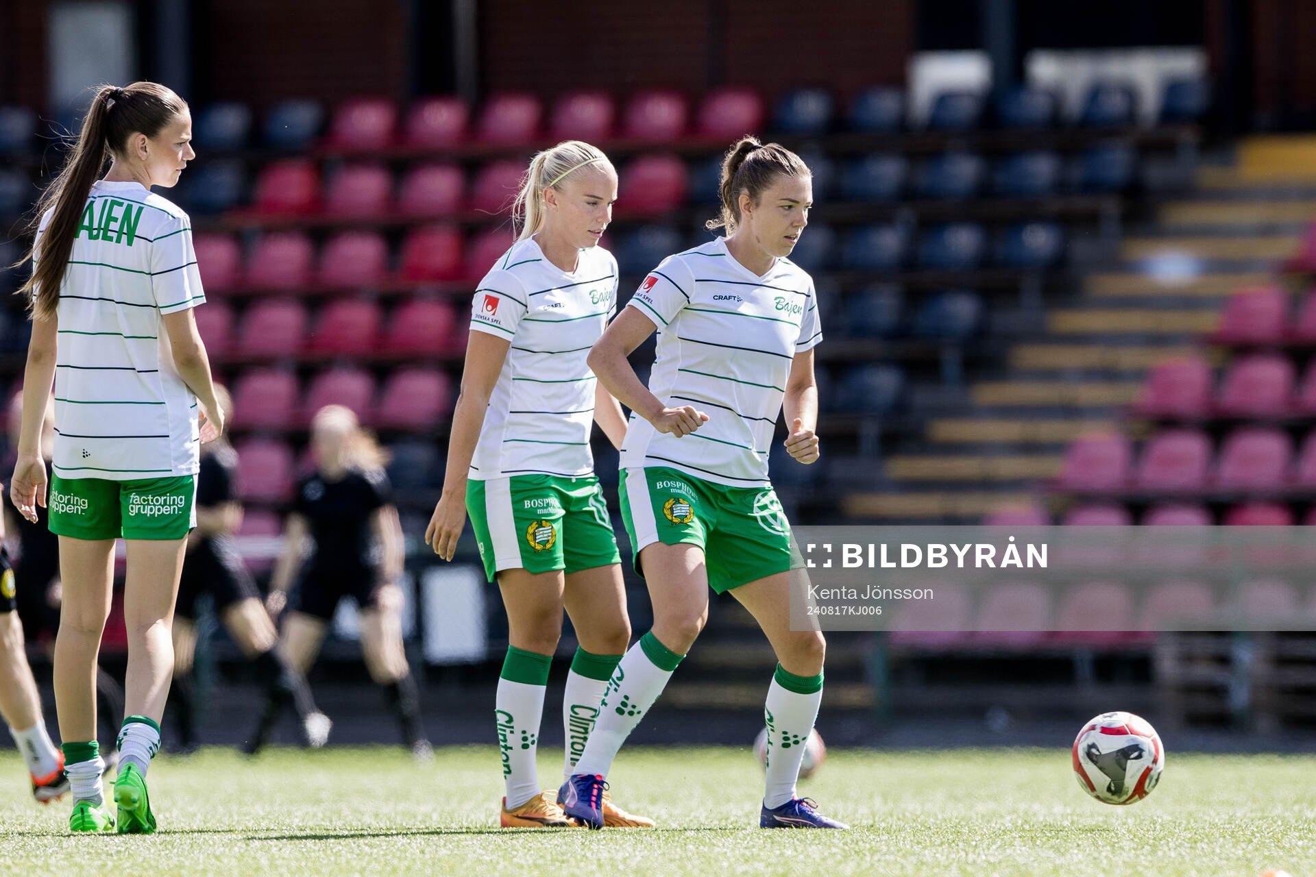 Hammarbys Stina Lennartsson och Emma Westin