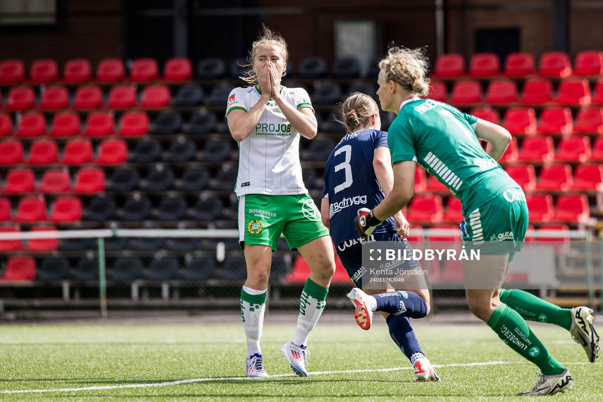 Hammarbys Julie Blakstad deppar