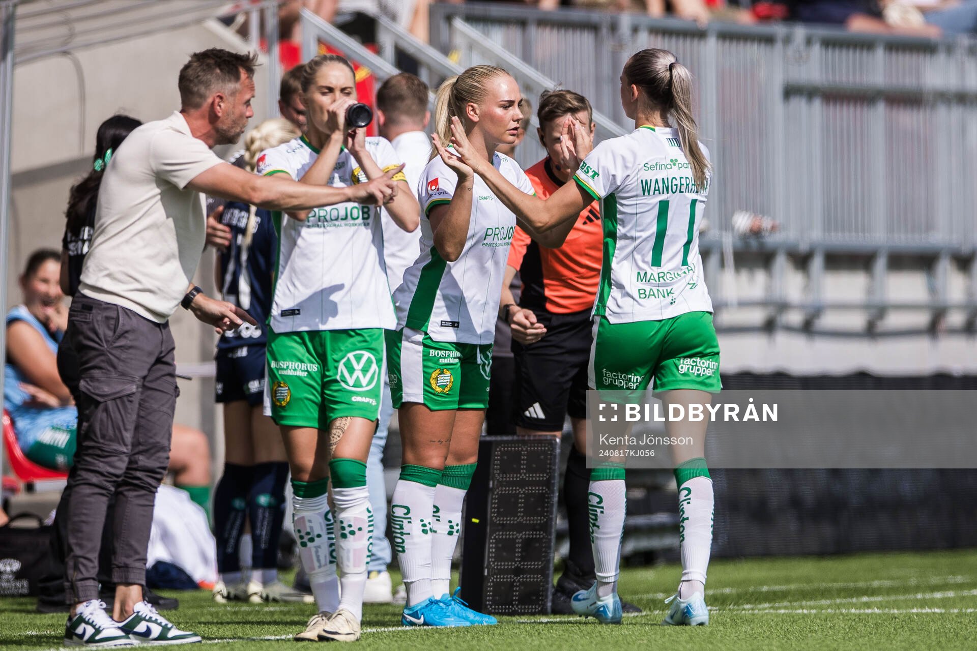 Hammarbys Cathinka Tandberg och Ellen Wangerheim