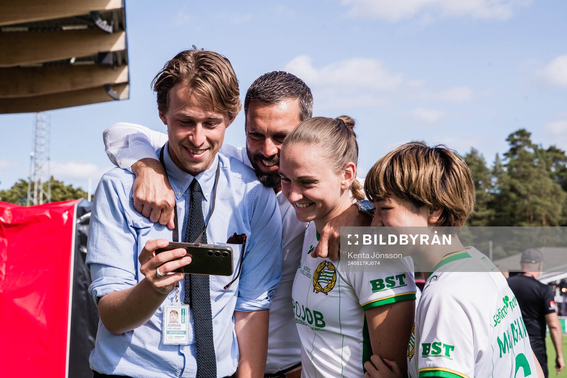 Hammarbys tekniske chef Adrian von Heijne, sportchef Johan