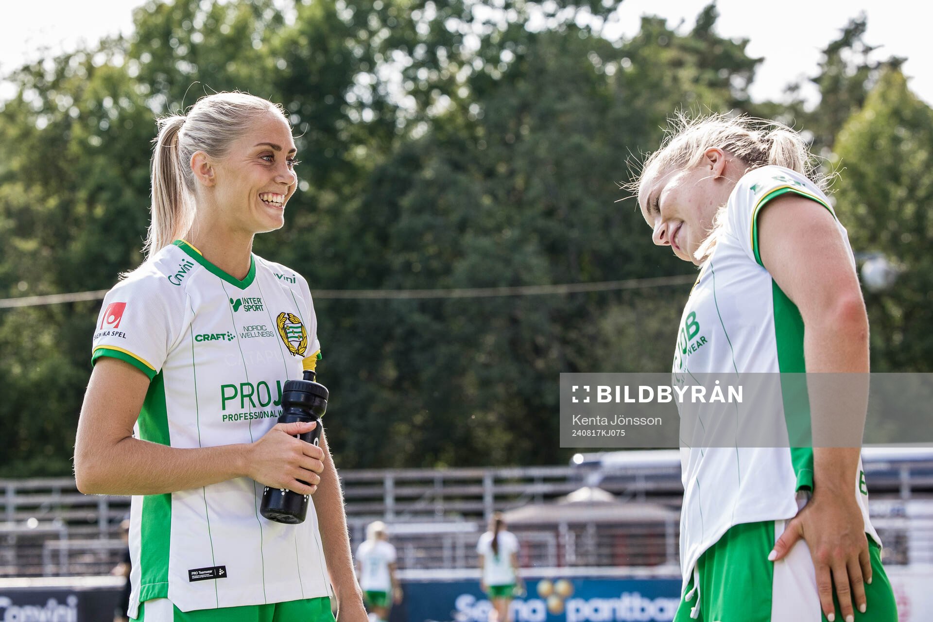 Hammarbys Alice Carlsson och Eva Nyström