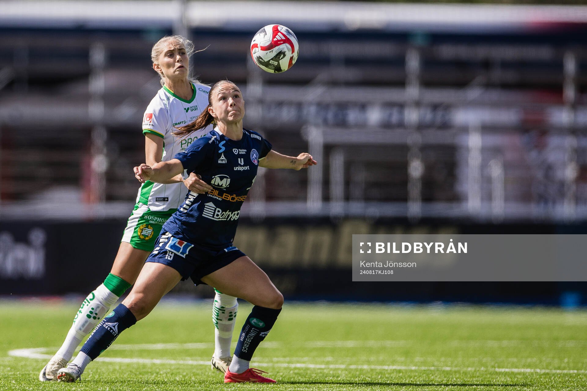 under fotbollsmatchen i Damallsvenskan mellan Hammarby och