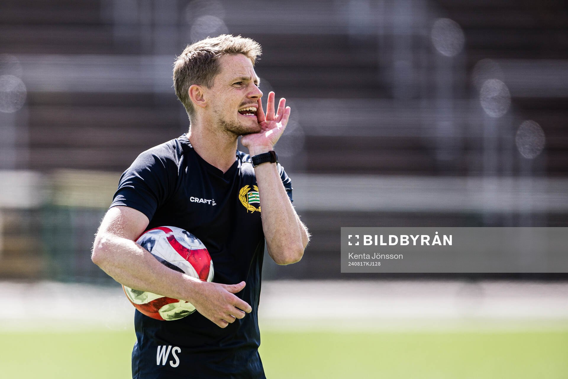 Hammarbys assisterande tränare William Strömberg
