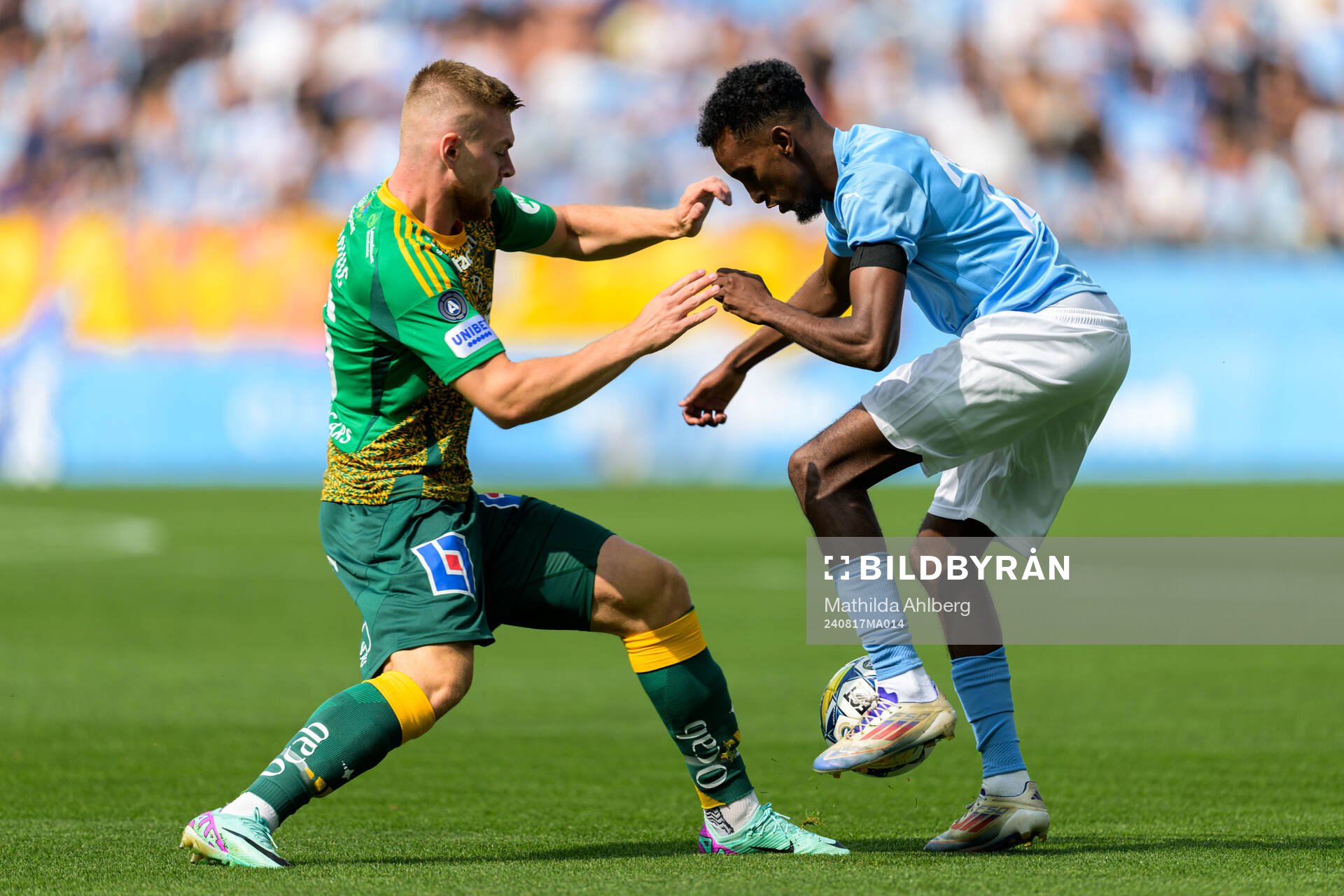 IFK Norrköpings Dino Salihovic och Malmö FFs Taha Ali
