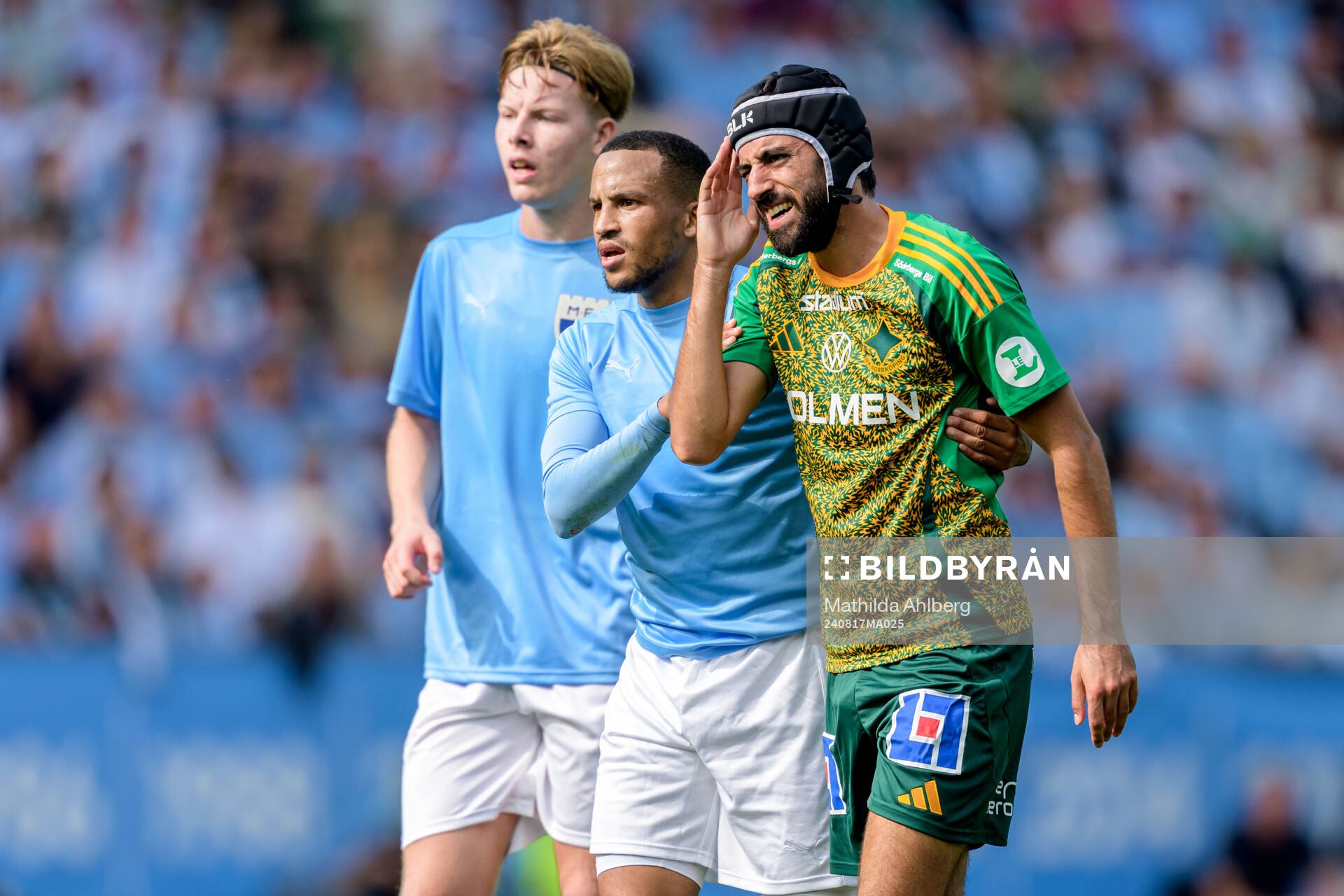 IFK Norrköpings Kristoffer Khazeni har ont