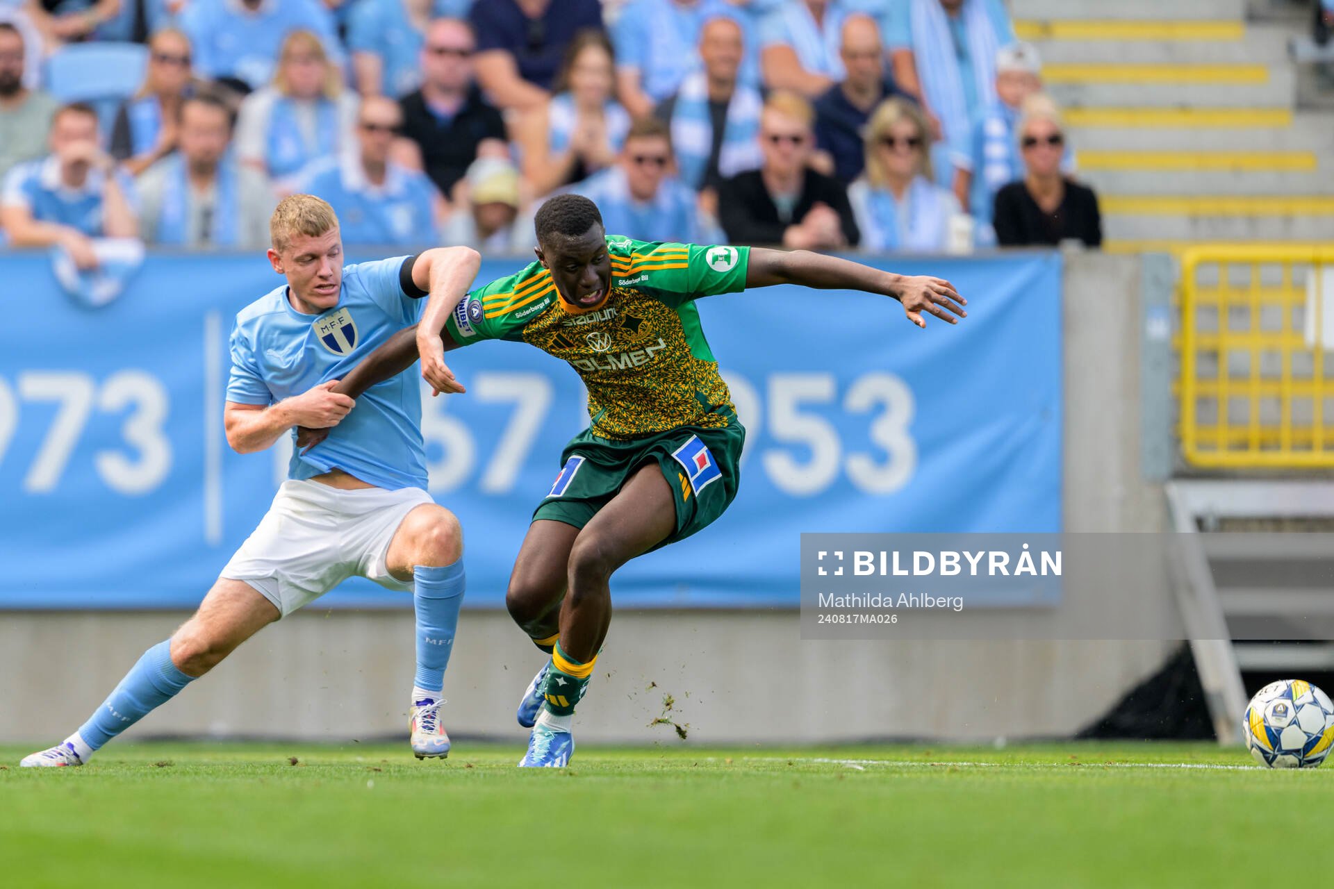 Malmö FFs Sebastian Jörgensen  och IFK Norrköpings Yahya