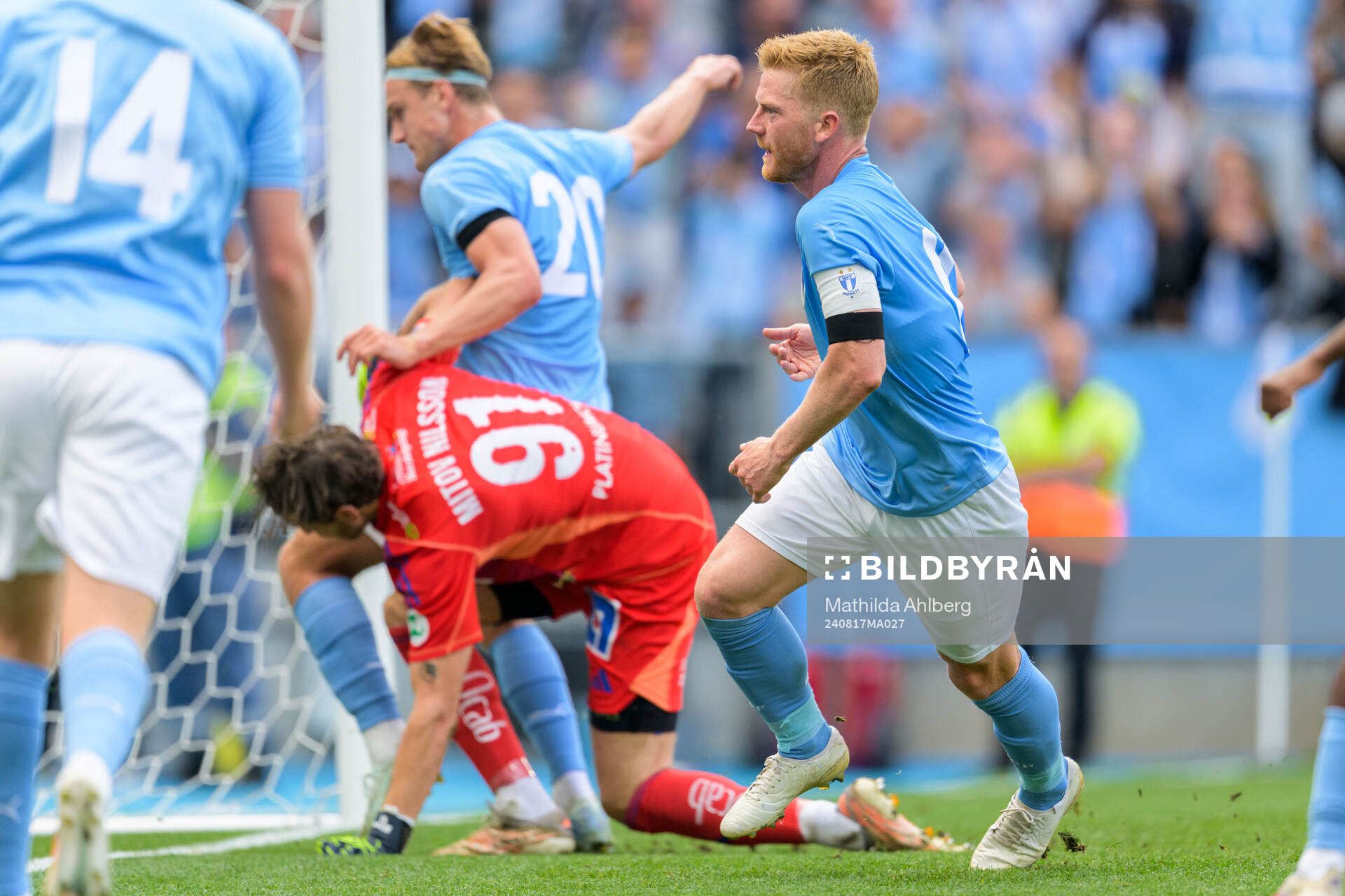 Malmö FFs Anders Christiansen jublar