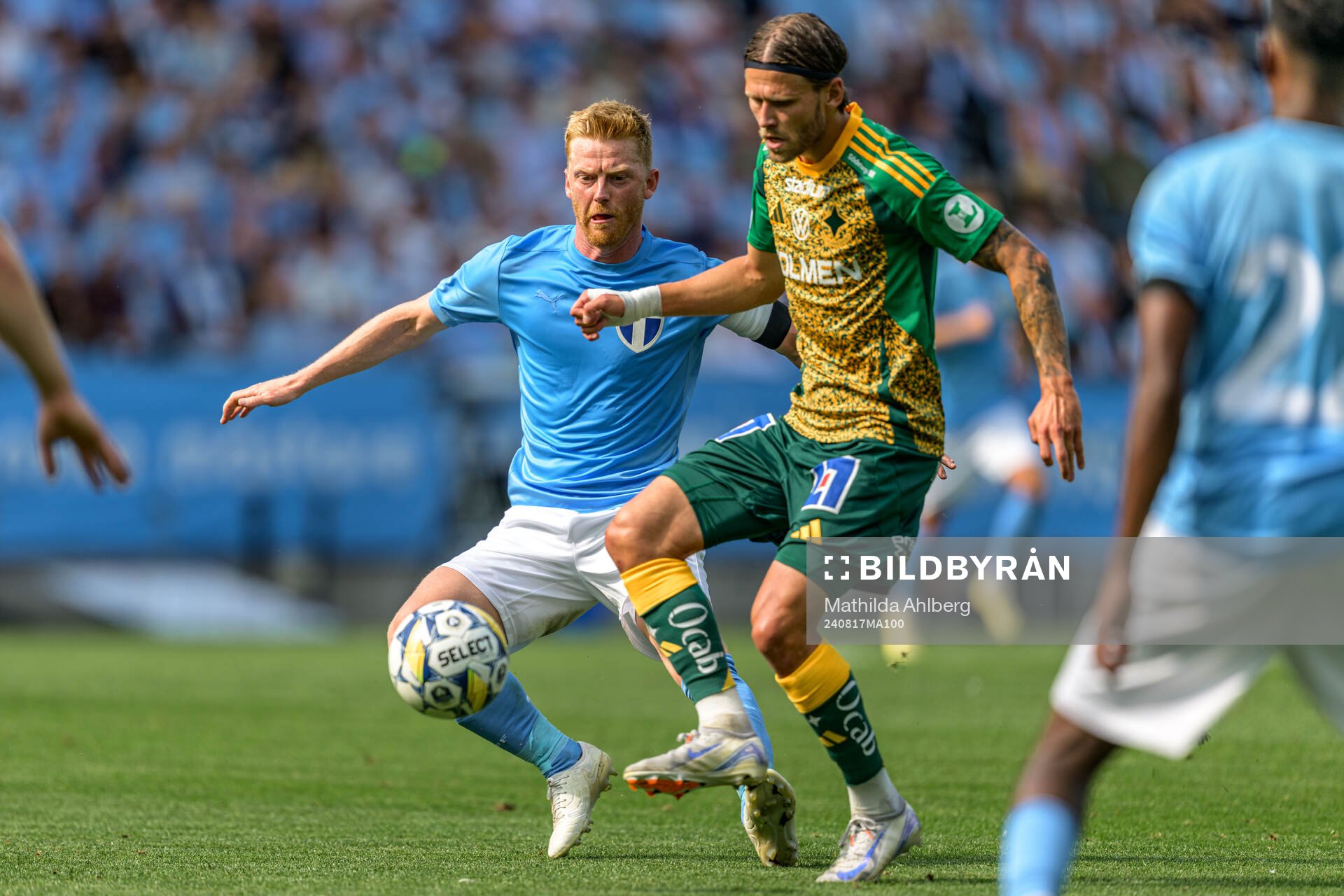 Malmö FFs Anders Christiansen och IFK Norrköpings Arnor