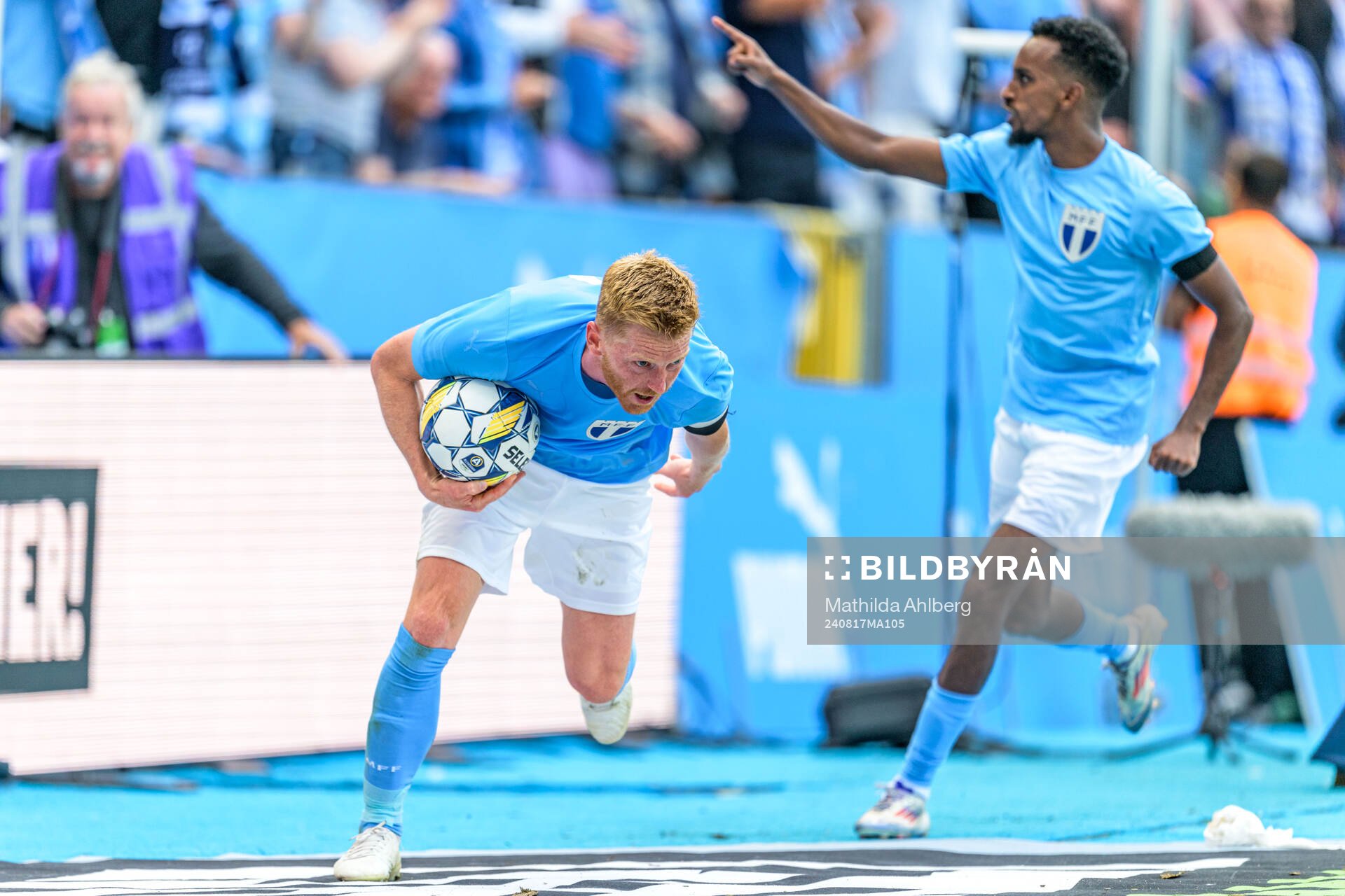 Malmö FFs Anders Christiansen jublar