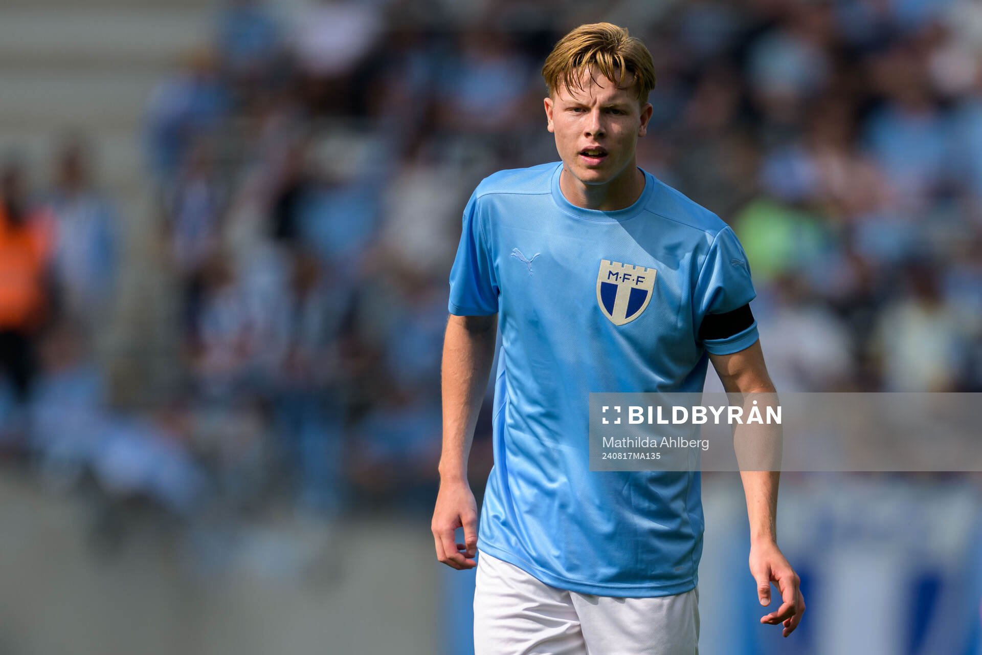 +mama45+under fotbollsmatchen i Allsvenskan mellan Malmö