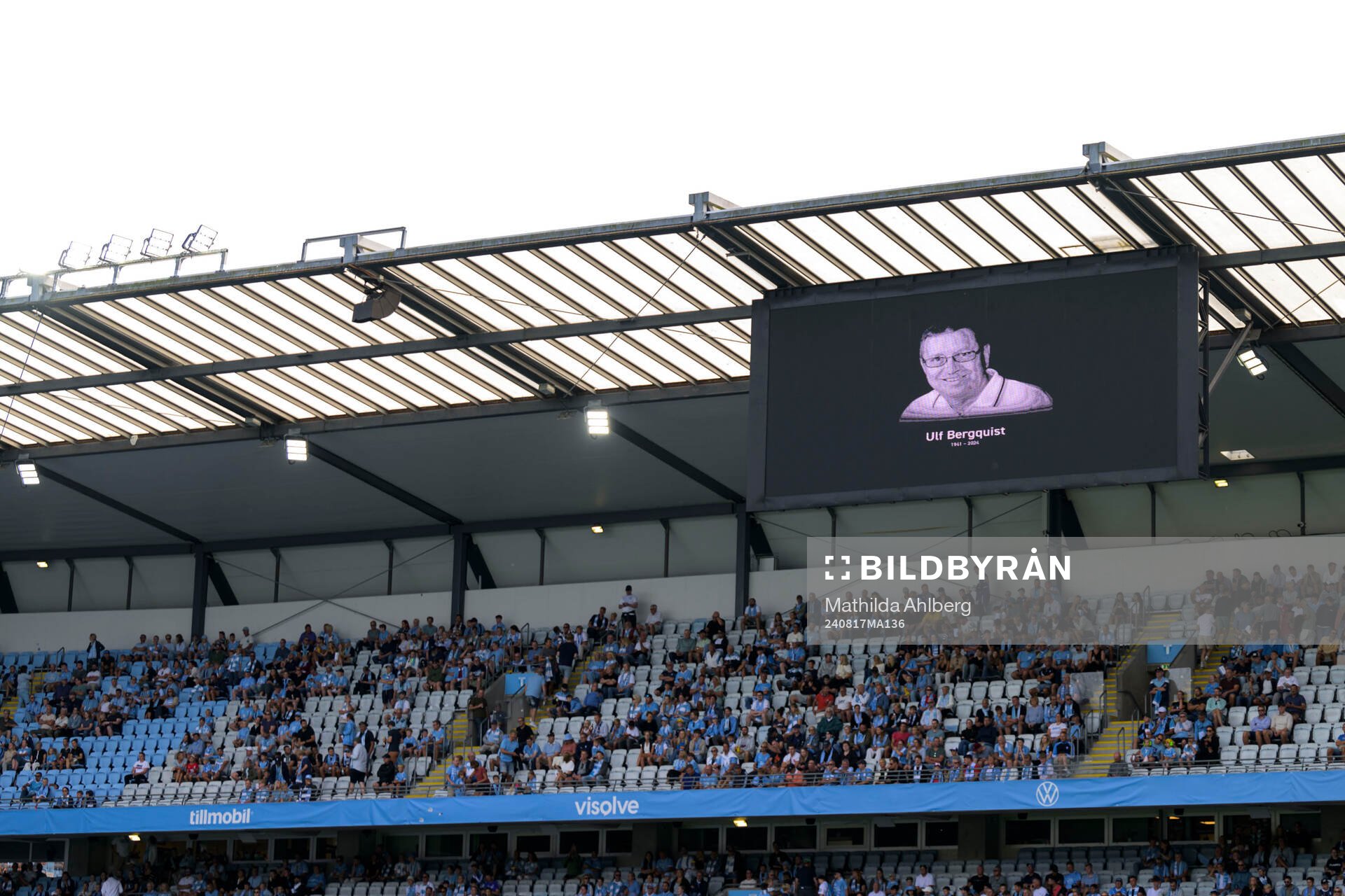 Malmö FFs hyllar avlidne Ulf Bergquist