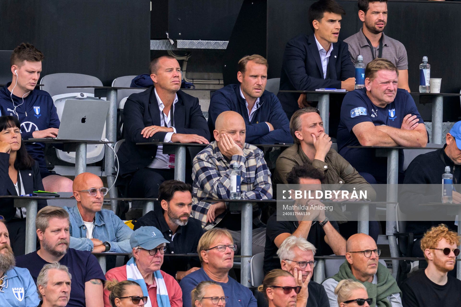 Malmö FFs sportchef Daniel Andersson och assisterande