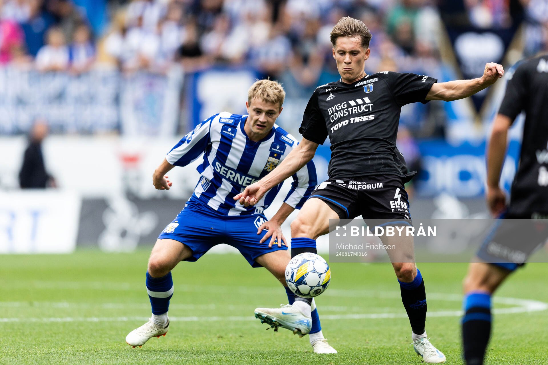 IFK Göteborgs David Kjær Kruse och Sirius Marcus Lindberg