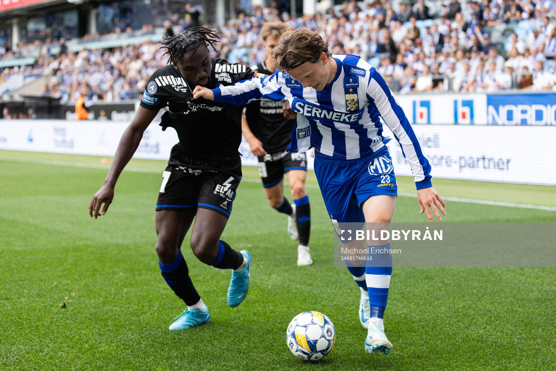 Sirius Patrick Nwadike och IFK Göteborgs Kolbeinn