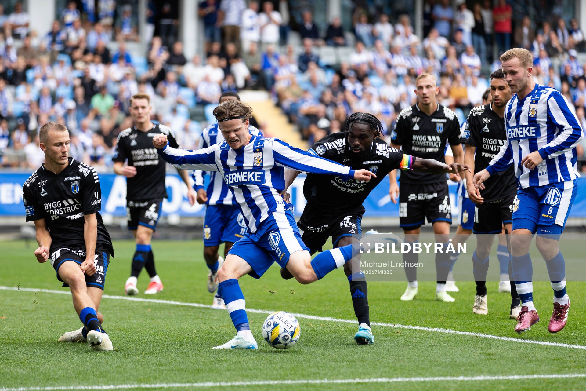 IFK Göteborgs Gustaf Norlin och Sirius Patrick Nwadike