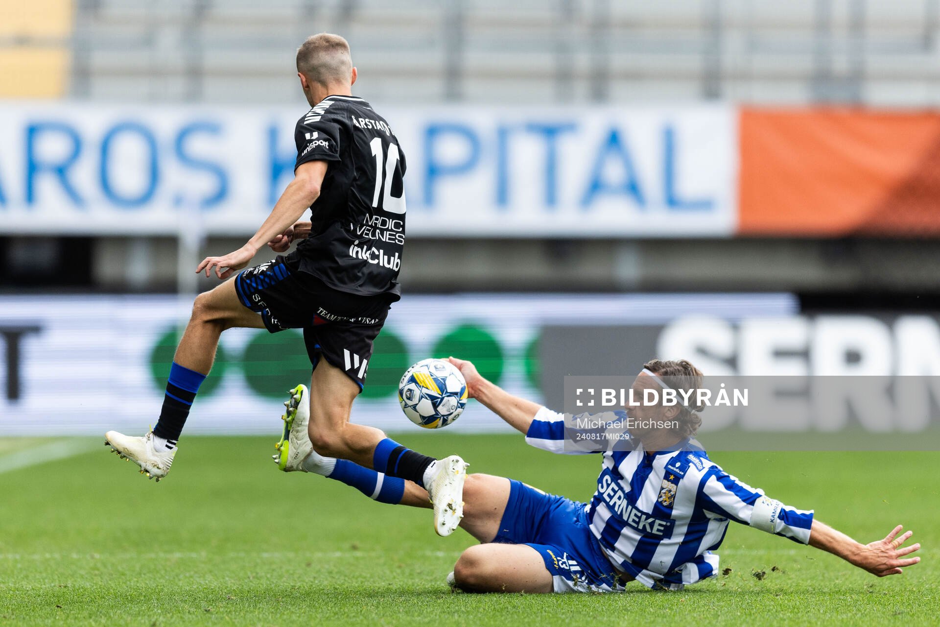 Sirius Melker Heier och IFK Göteborgs Gustav Svensson
