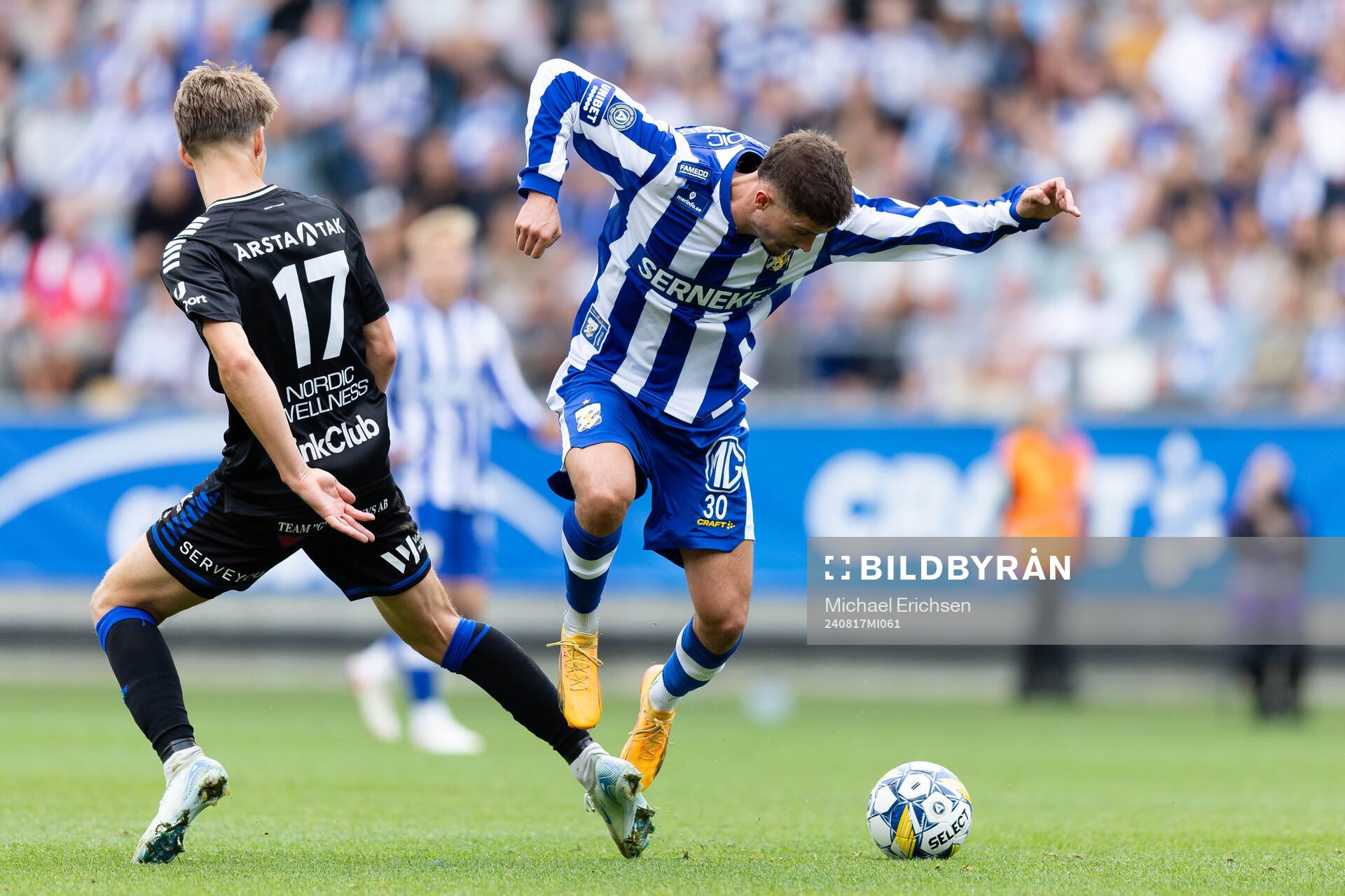 Sirius Marcus Lindberg och IFK Göteborgs Ramon Pascal