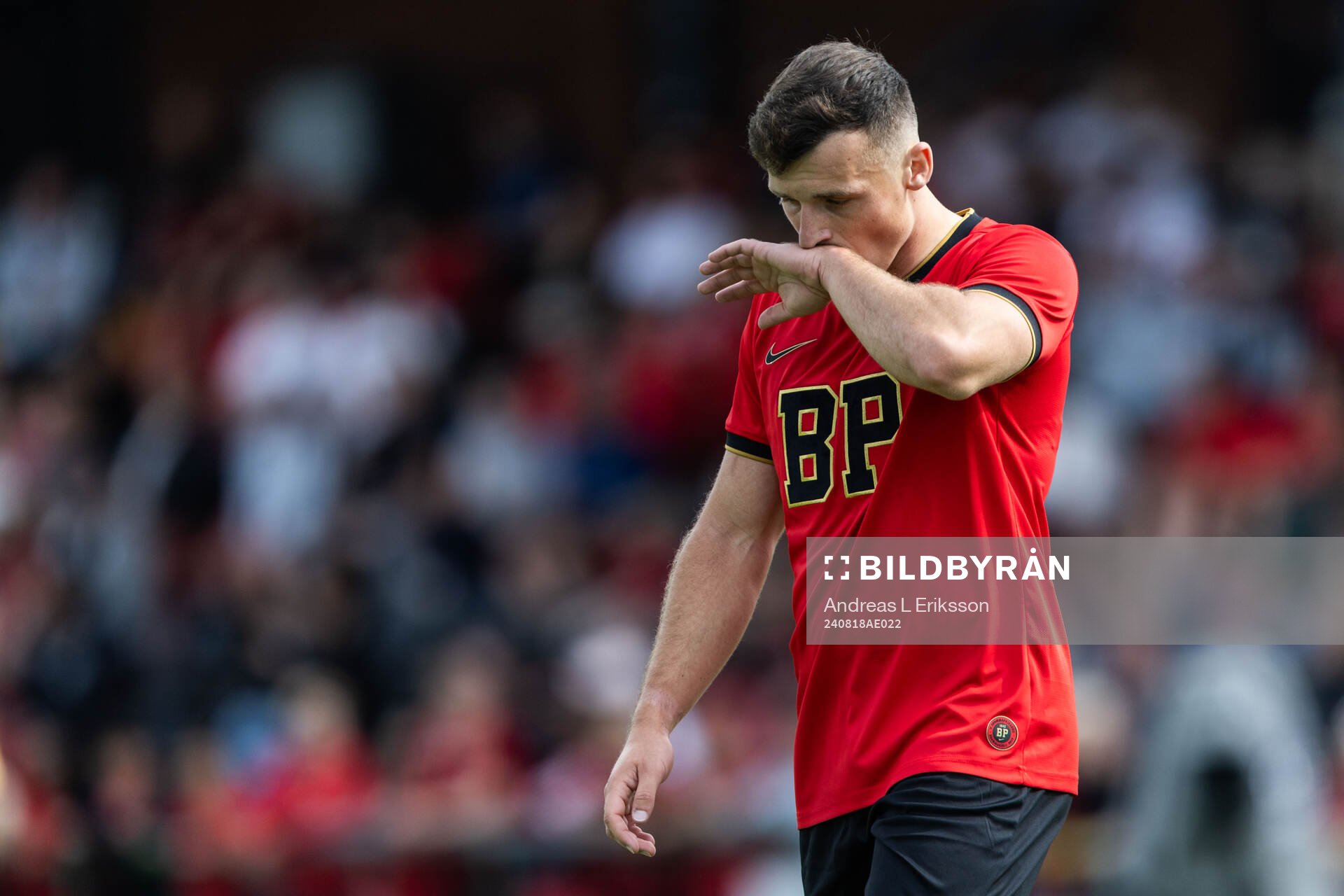 Brommapojkarnas Adam Skanning Jakobsen deppar