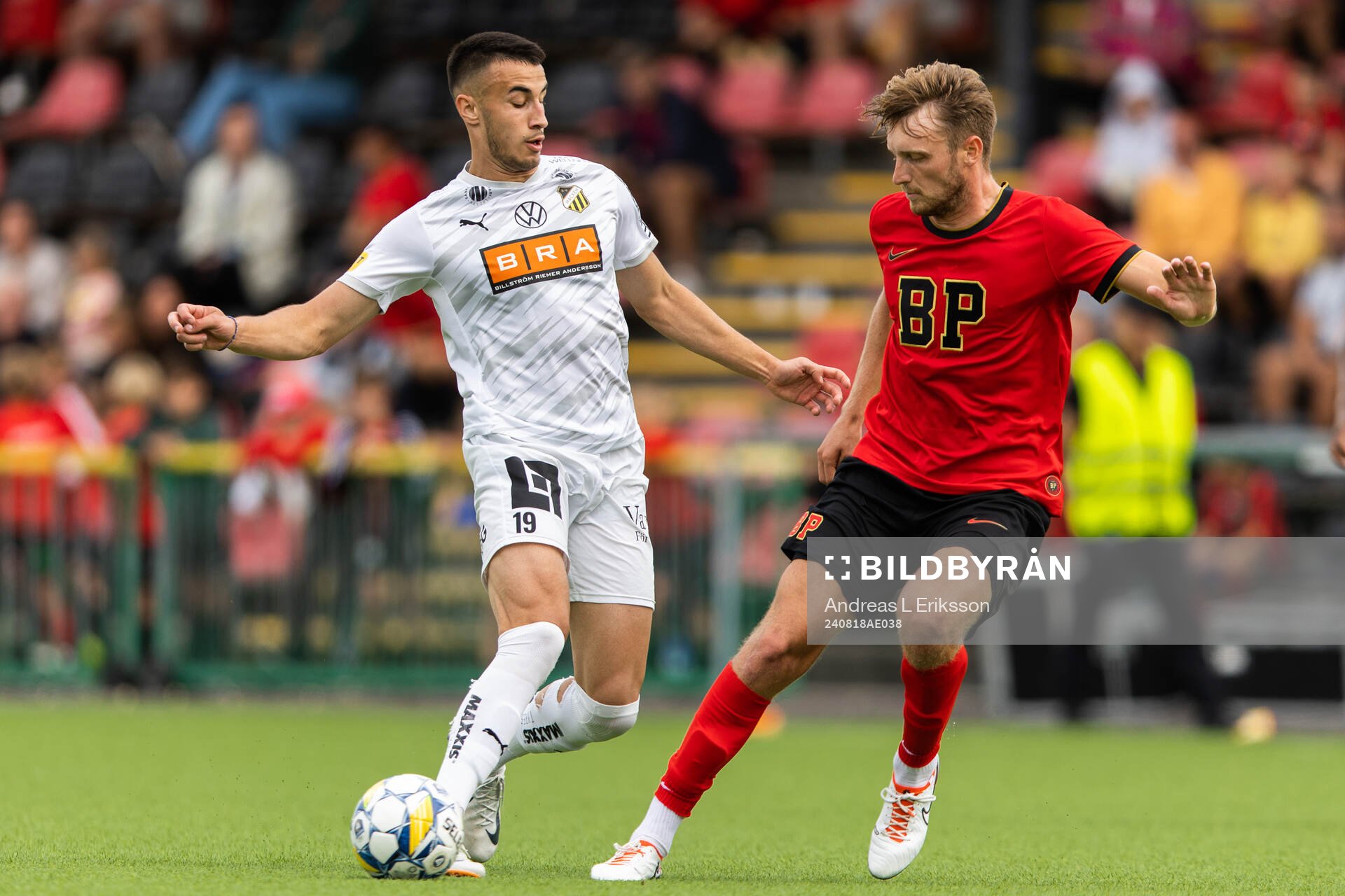 Häckens Srdjan Hrstic och Brommapojkarnas Alexander