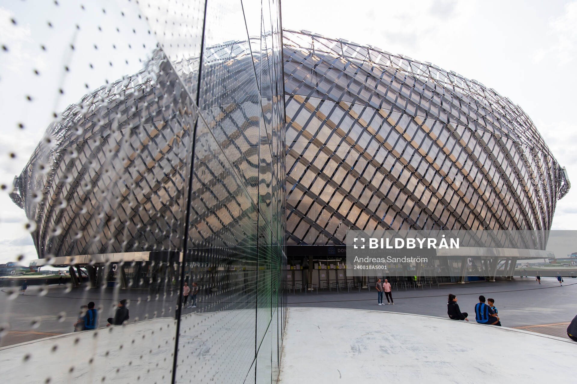 Vy över Tele2 Arena