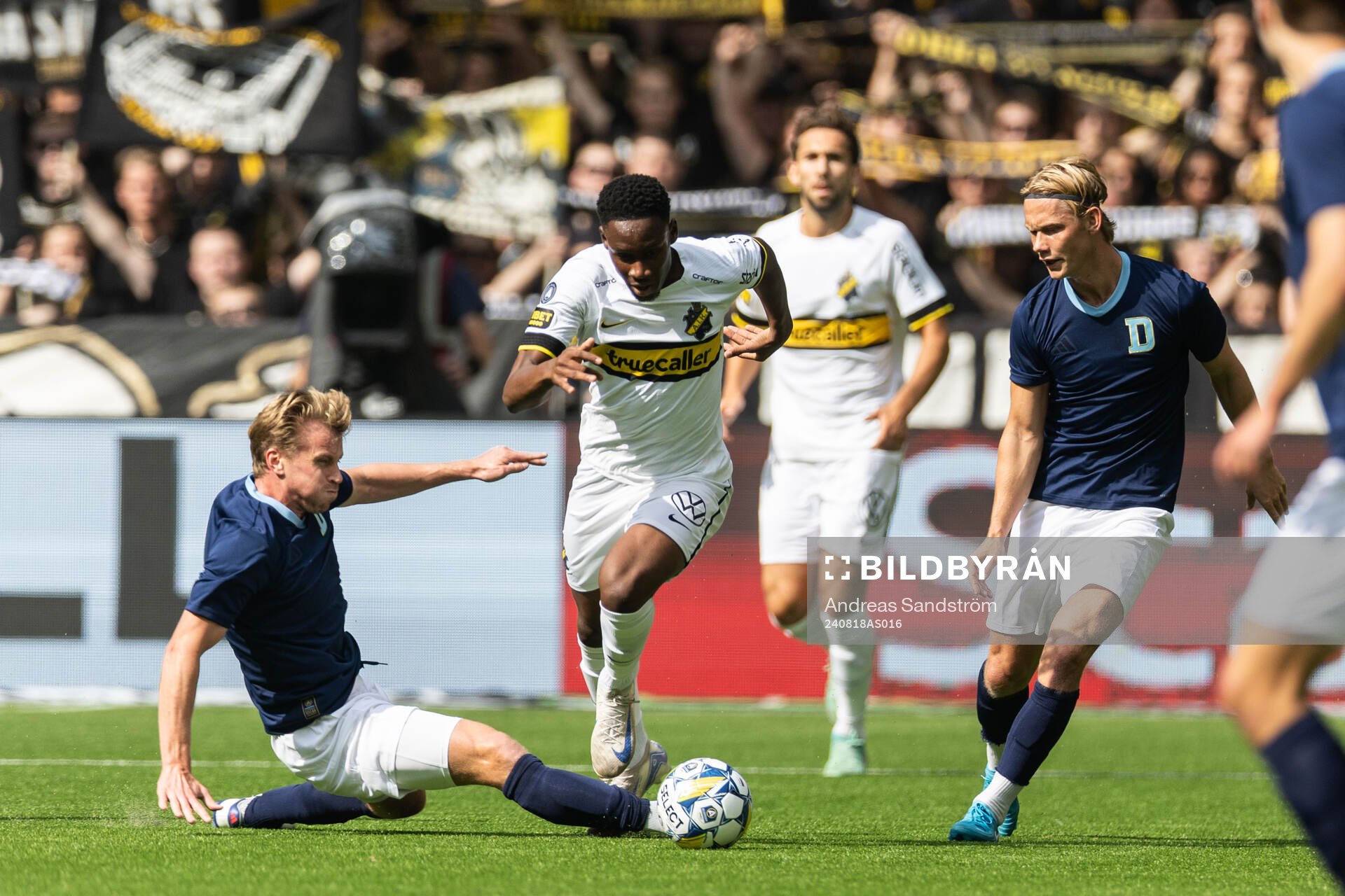 AIKs Mouhamed Lamine Fanne Dabo mot Djurgårdens Rasmus