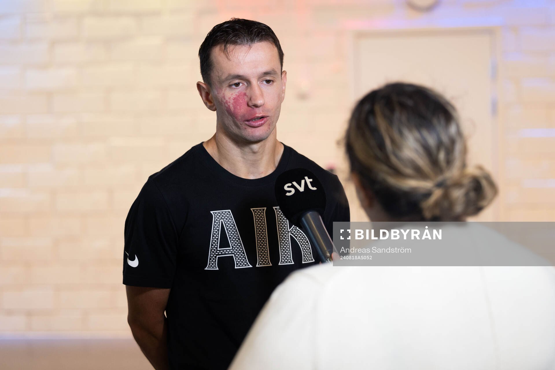 AIKs Bersant Celina i mixade zonen