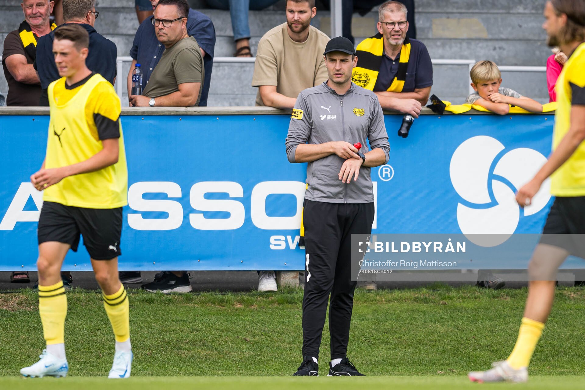 Mjällbys assisterande tränare Karl Marius Aksum