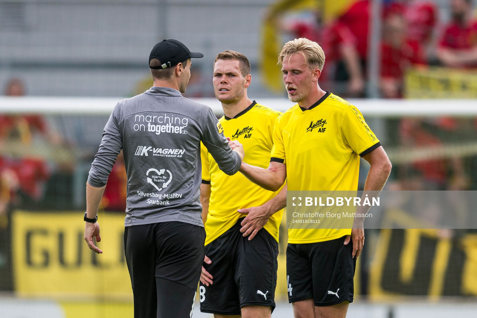 Mjällbys assisterande tränare Karl Marius Aksum, Jacob
