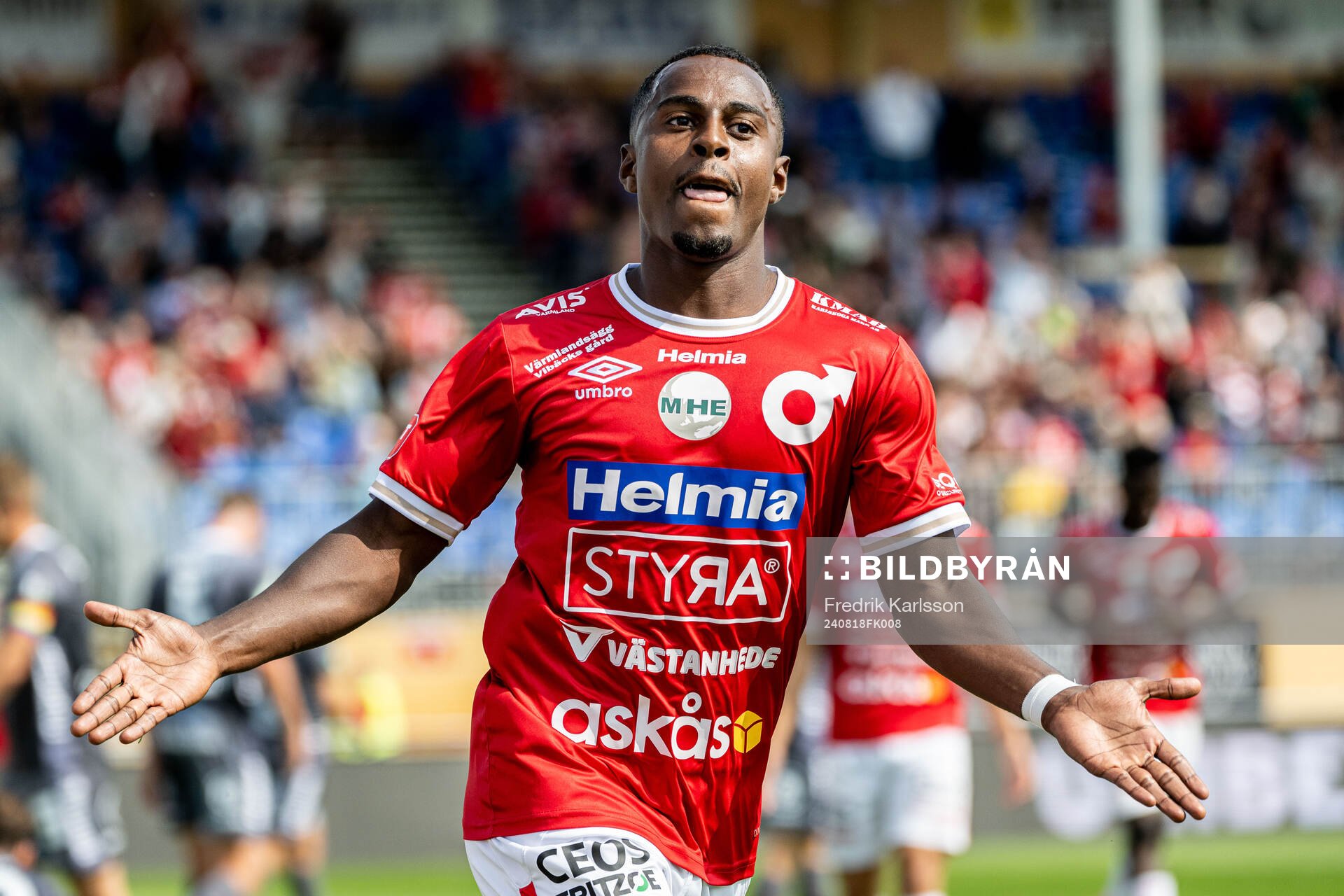 Degerfors Nahom Girmai Netabay jublar