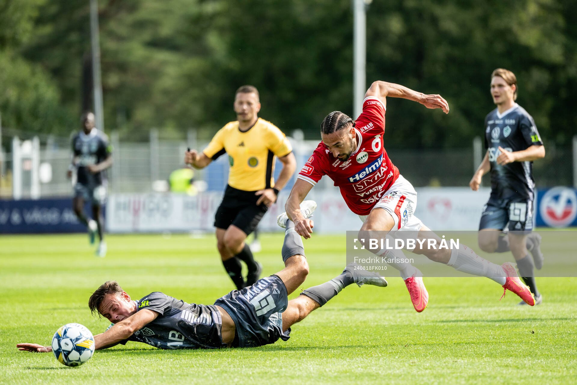 Brages Cesar Weilid och Degerfors Dijan Vukojevic