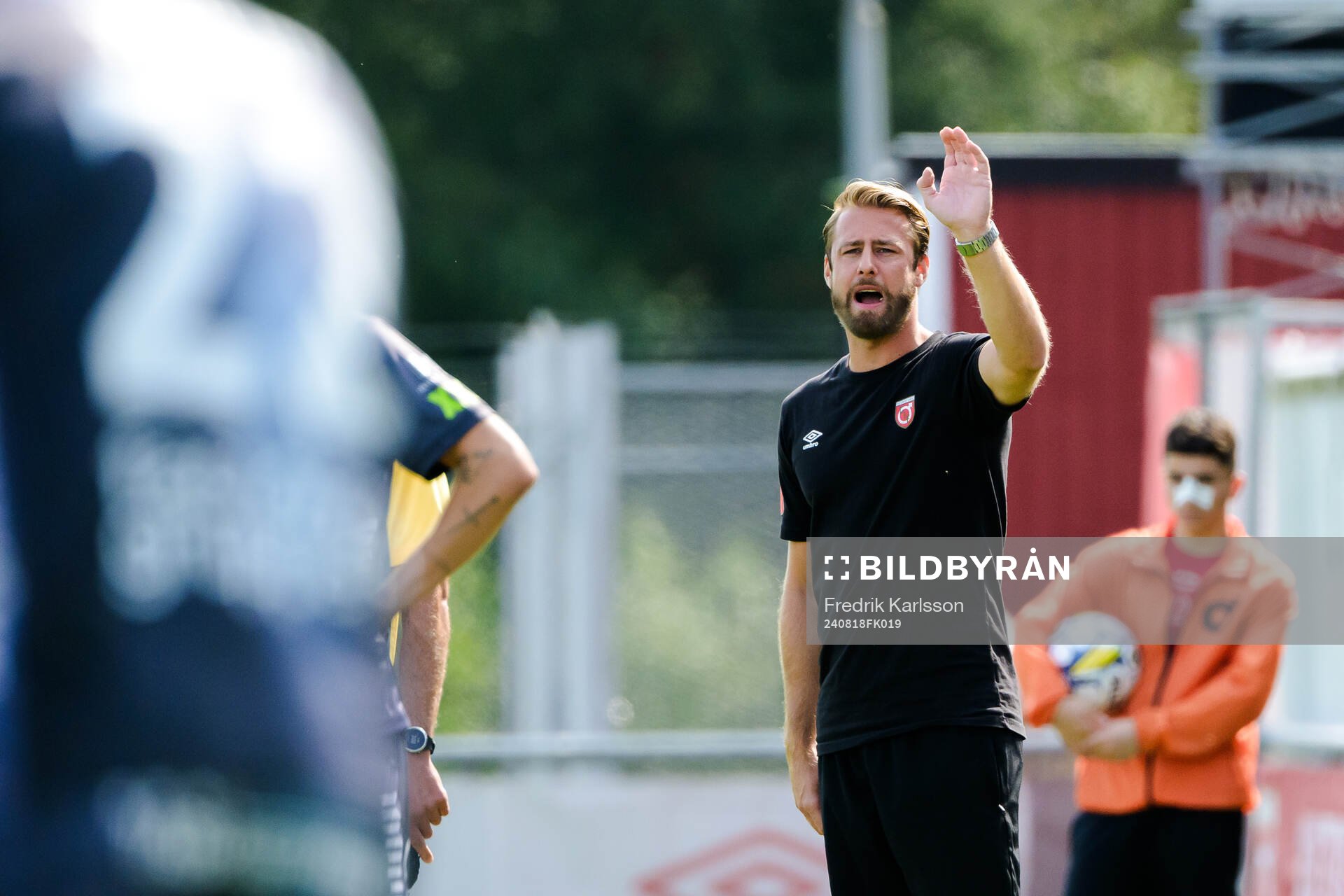 Degerfors tränare William Lundin