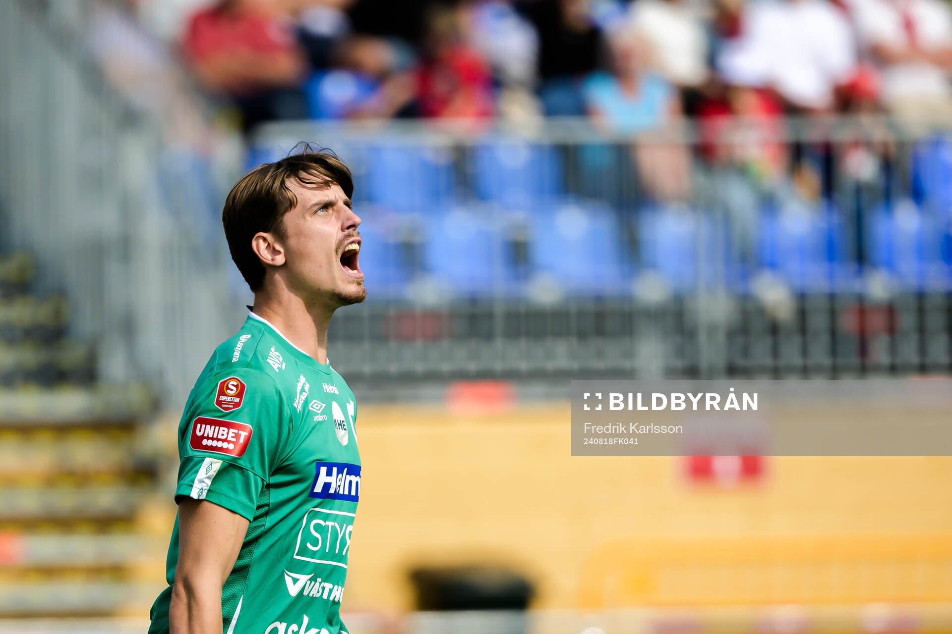 Degerfors målvakt Wille Jakobsson