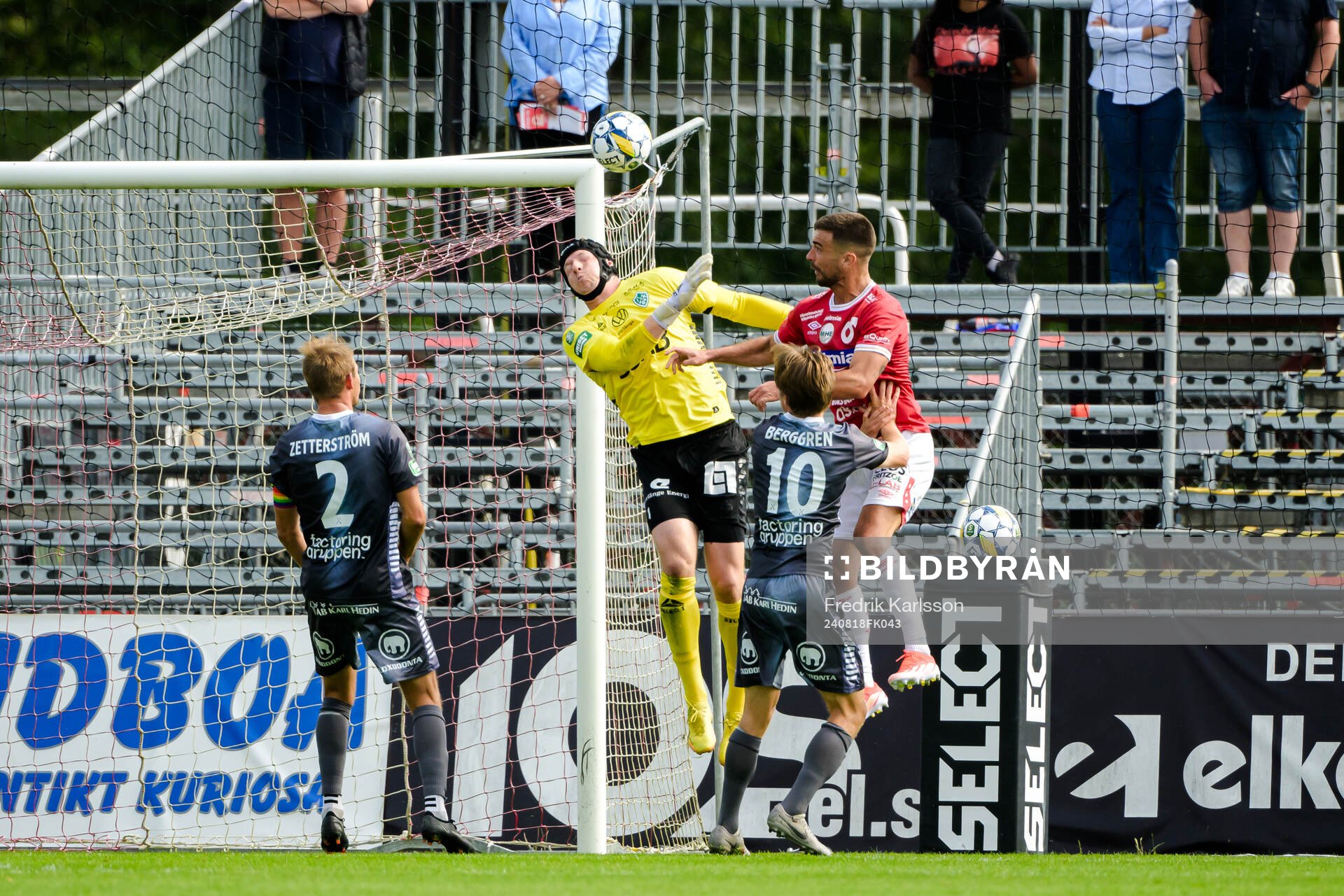 Brages målvakt Viktor Frodig