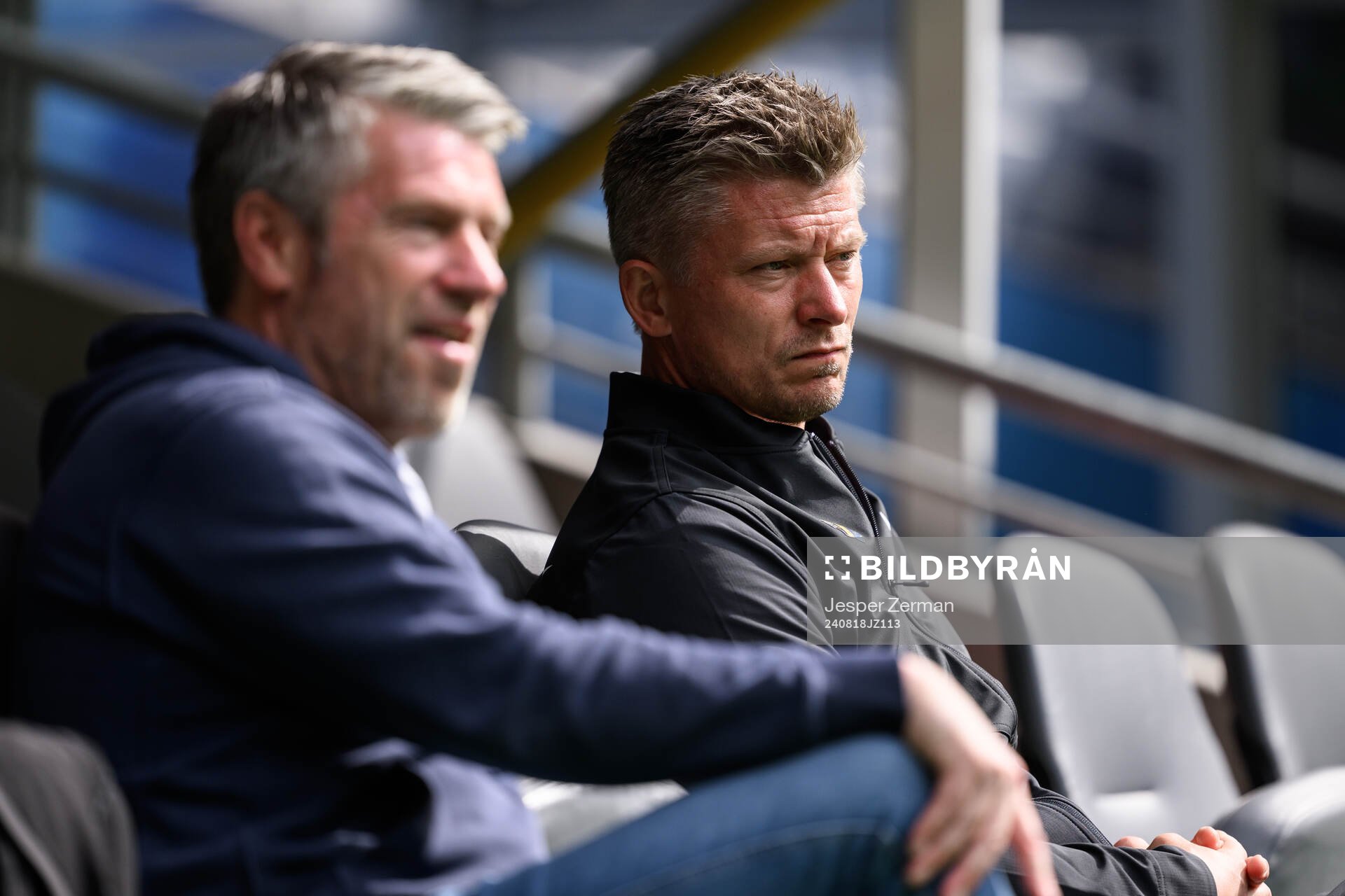AIKs sportchef Thomas Berntsen och tränare Mikkjal
