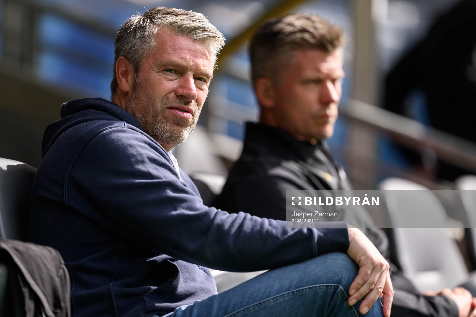 AIKs sportchef Thomas Berntsen och tränare Mikkjal