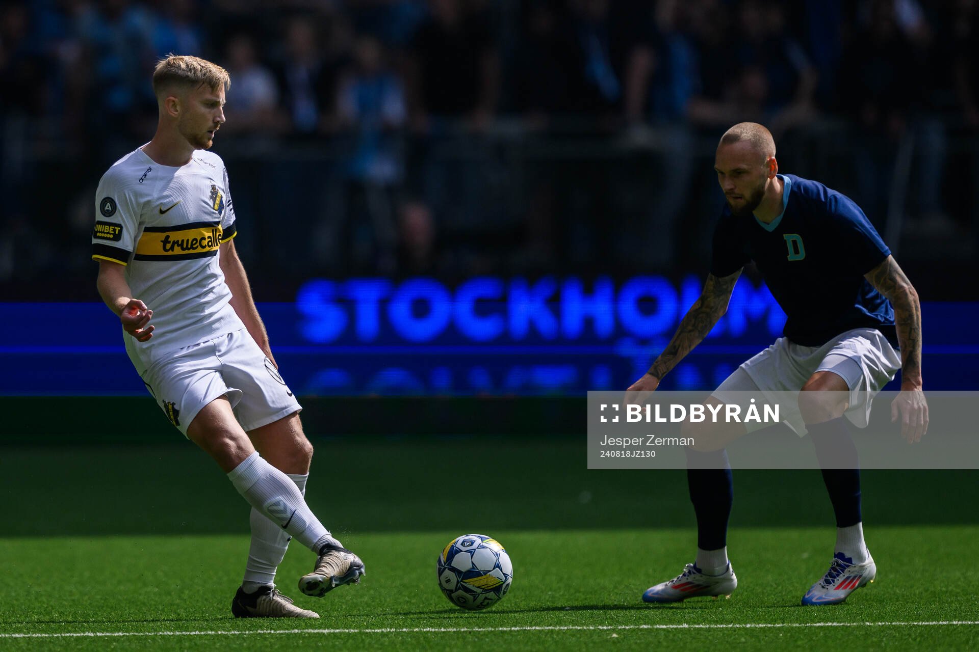 AIKs Eskil Edh och Djurgårdens Adam Ståhl