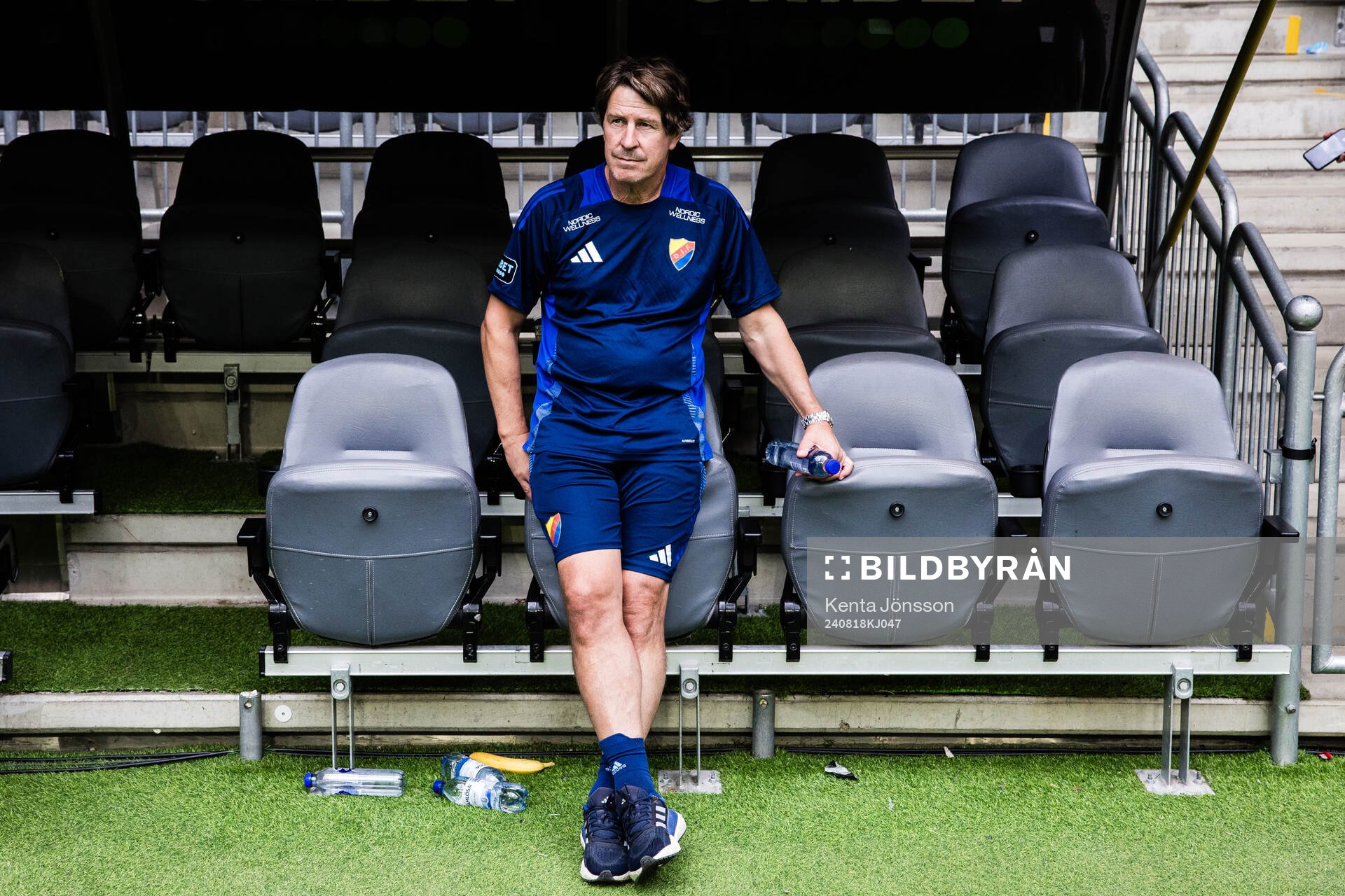 Djurgårdens tränare coach Thomas Lagerlöf deppar