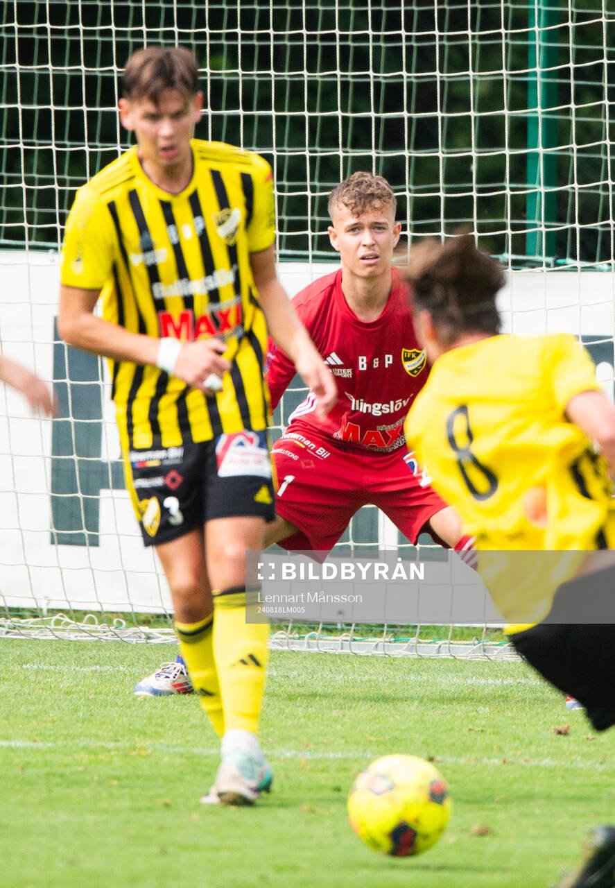 IFK Hässleholms målvakt Alve Lind höll nollan i matchen