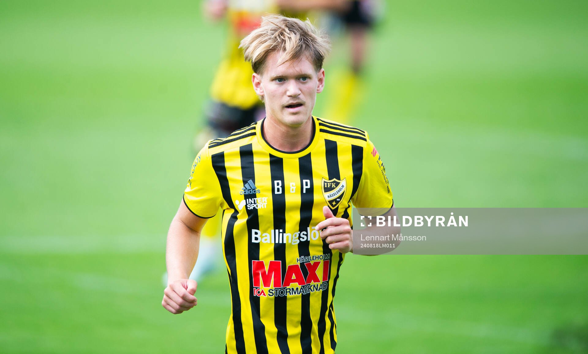 IFK Hässleholms Kasper Månsson i matchen i div 2 mellan