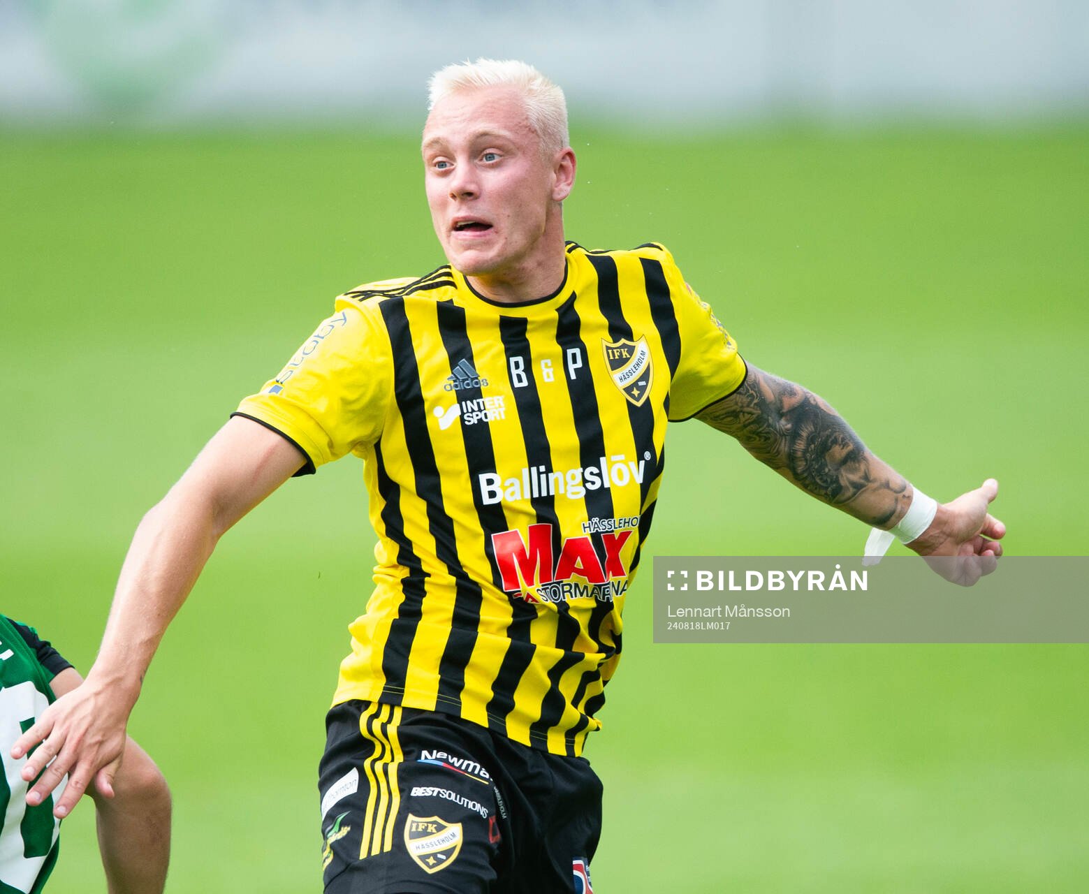IFK Hässleholms Alexander Sjöström i matchen i div 2