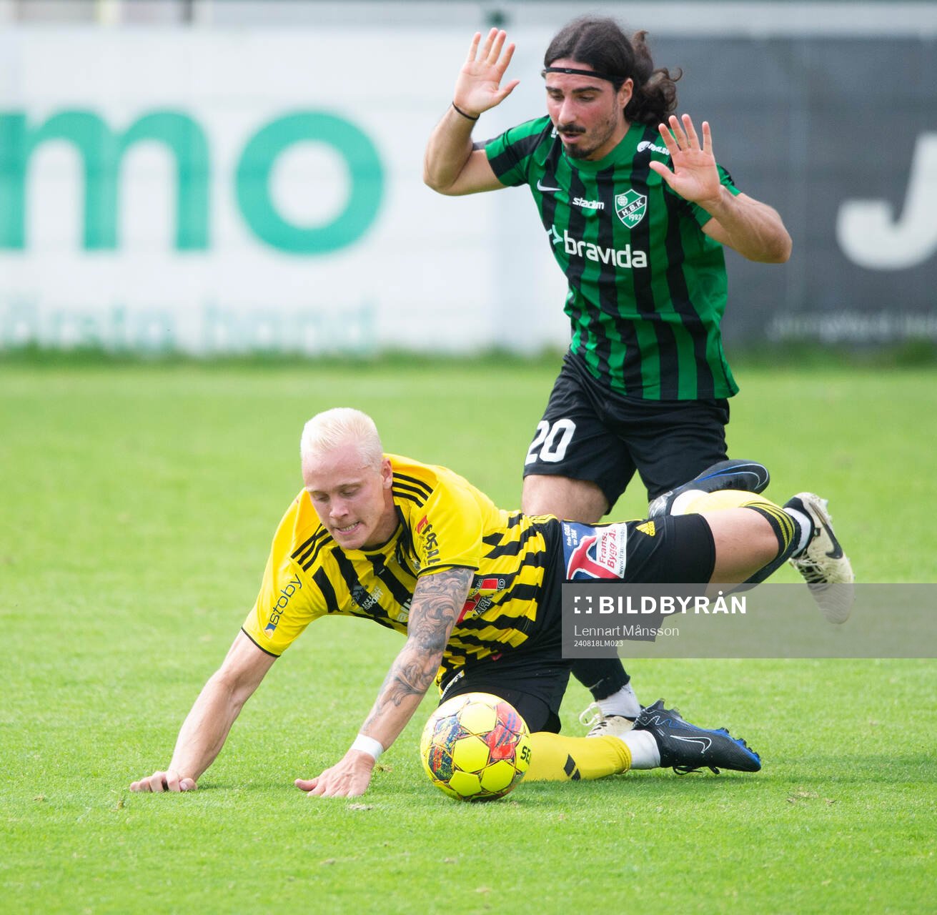 IFK Hässleholms Alexander Sjöström i matchen i div 2