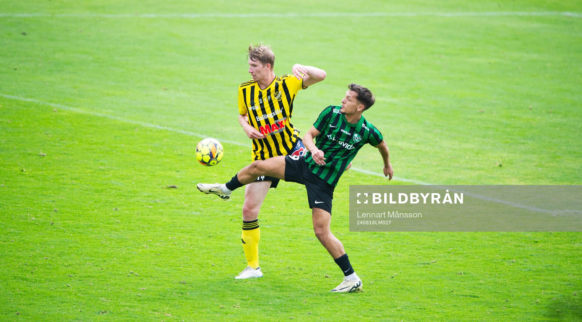 IFK Hässleholms Hugo Arvidsson i matchen i div 2 mellan