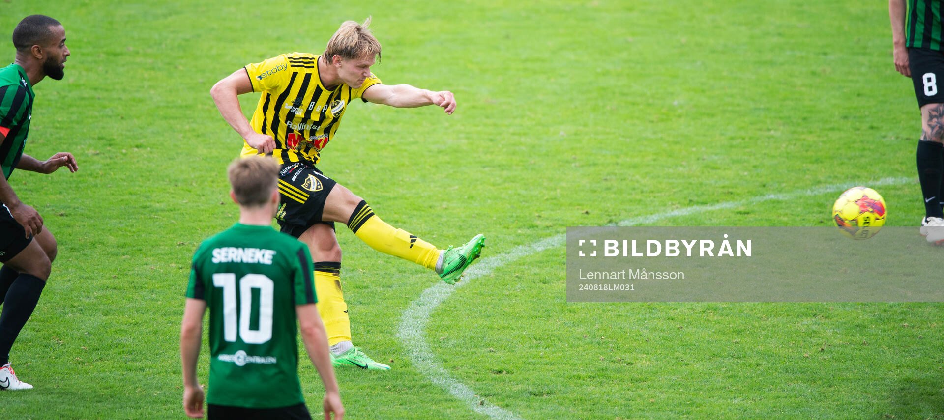 IFK Hässleholms Kasper Månsson i matchen i div 2 mellan