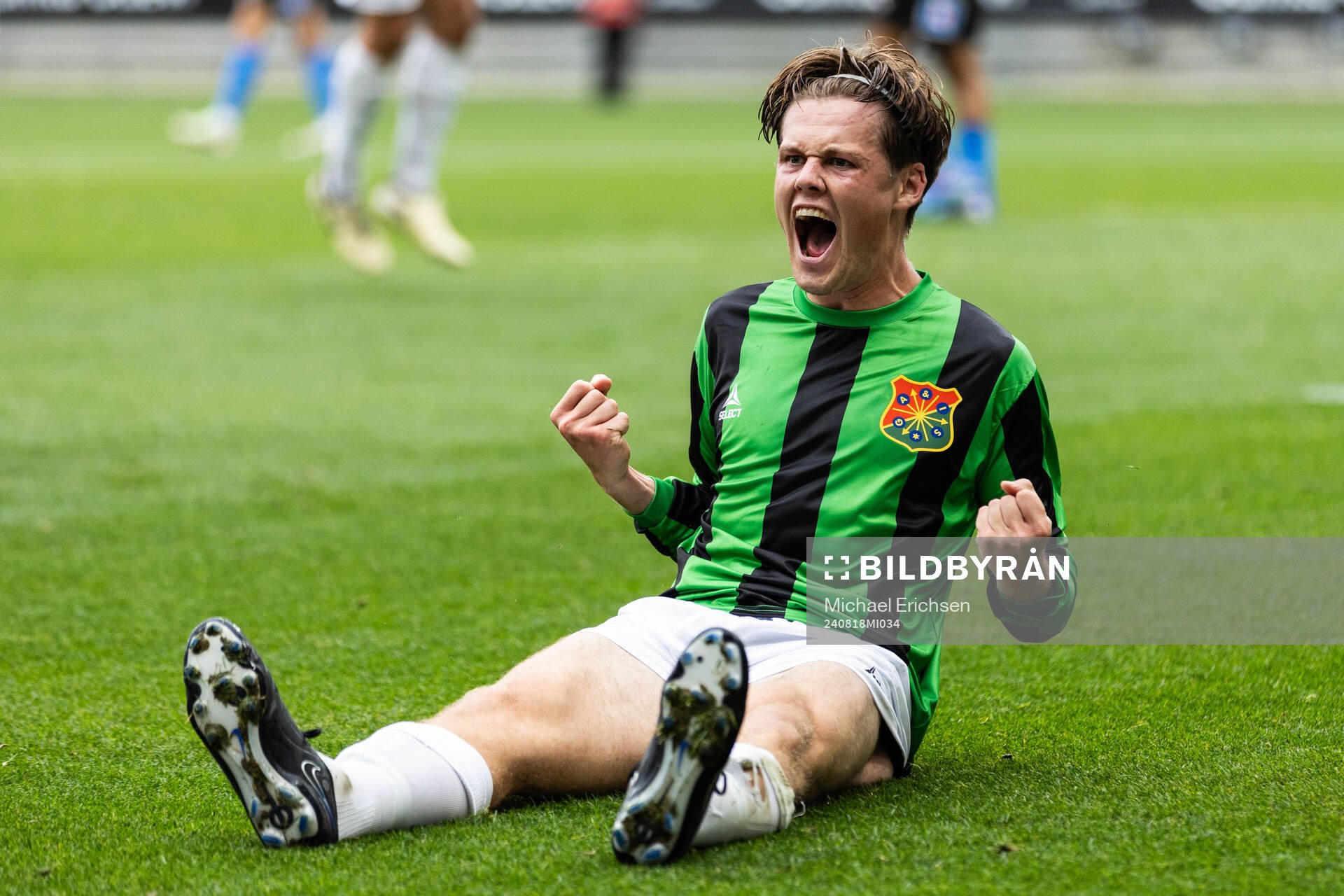GAIS Axel Henriksson jublar