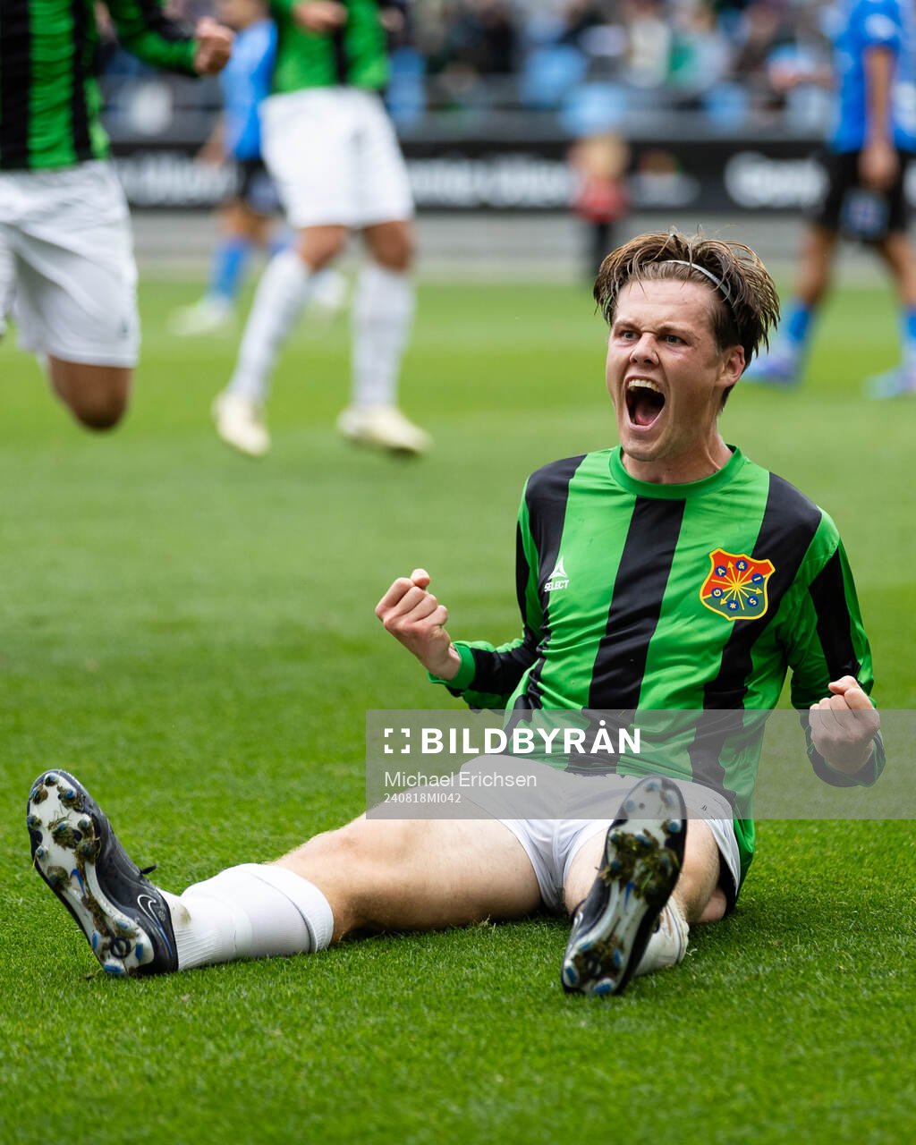GAIS Axel Henriksson jublar